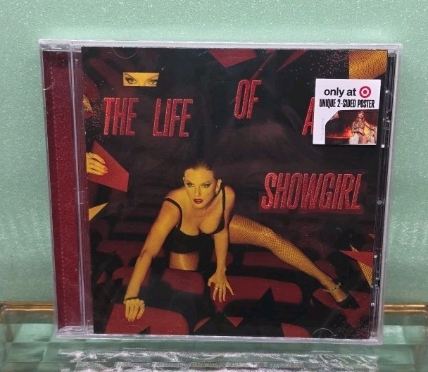 TAYLOR SWIFT The Life Of A Showgirl Target Exclusive CD Poster Sealed *case Crac