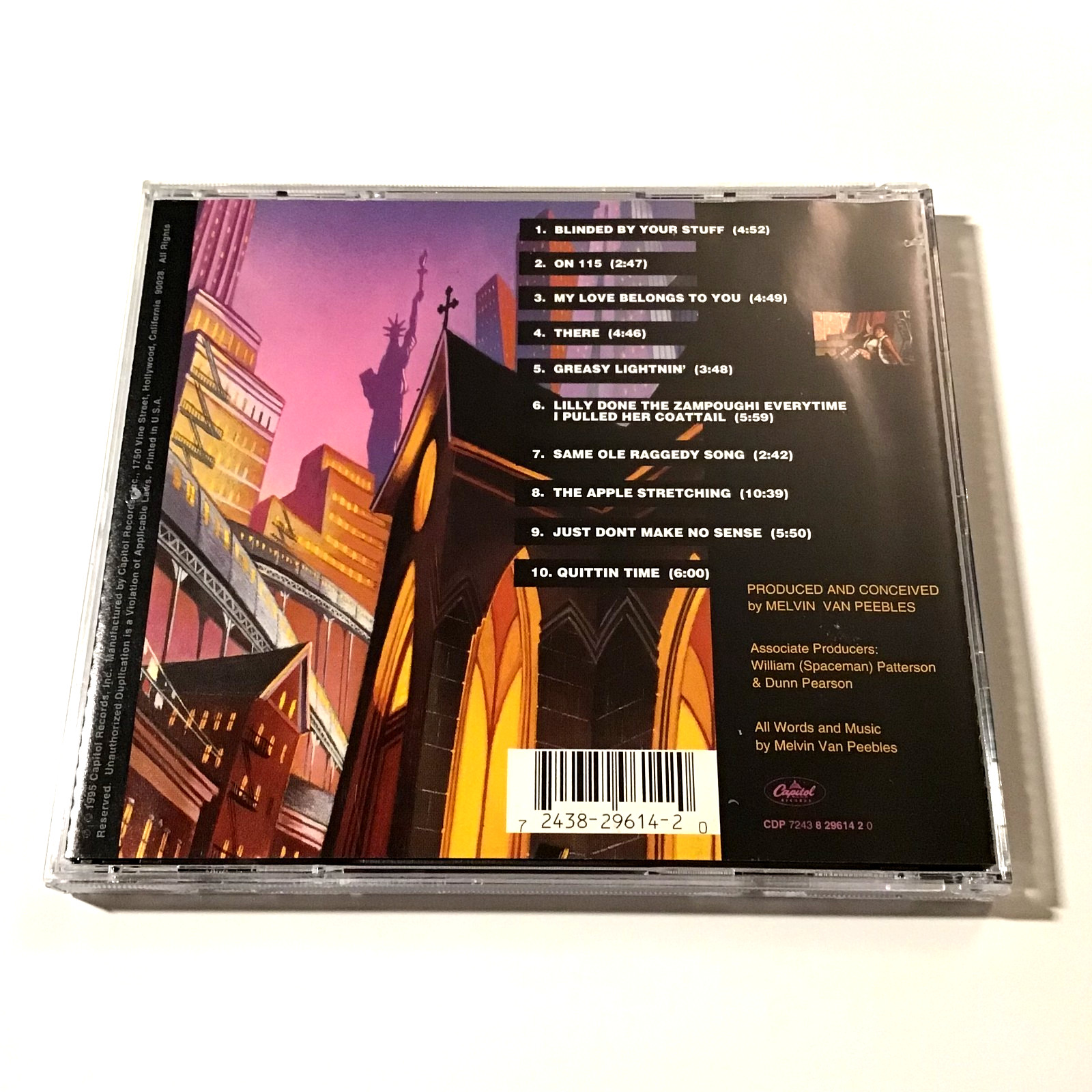 Melvin Van Peebles Ghetto Gothic CD 1995 Soul / Funk, R&B