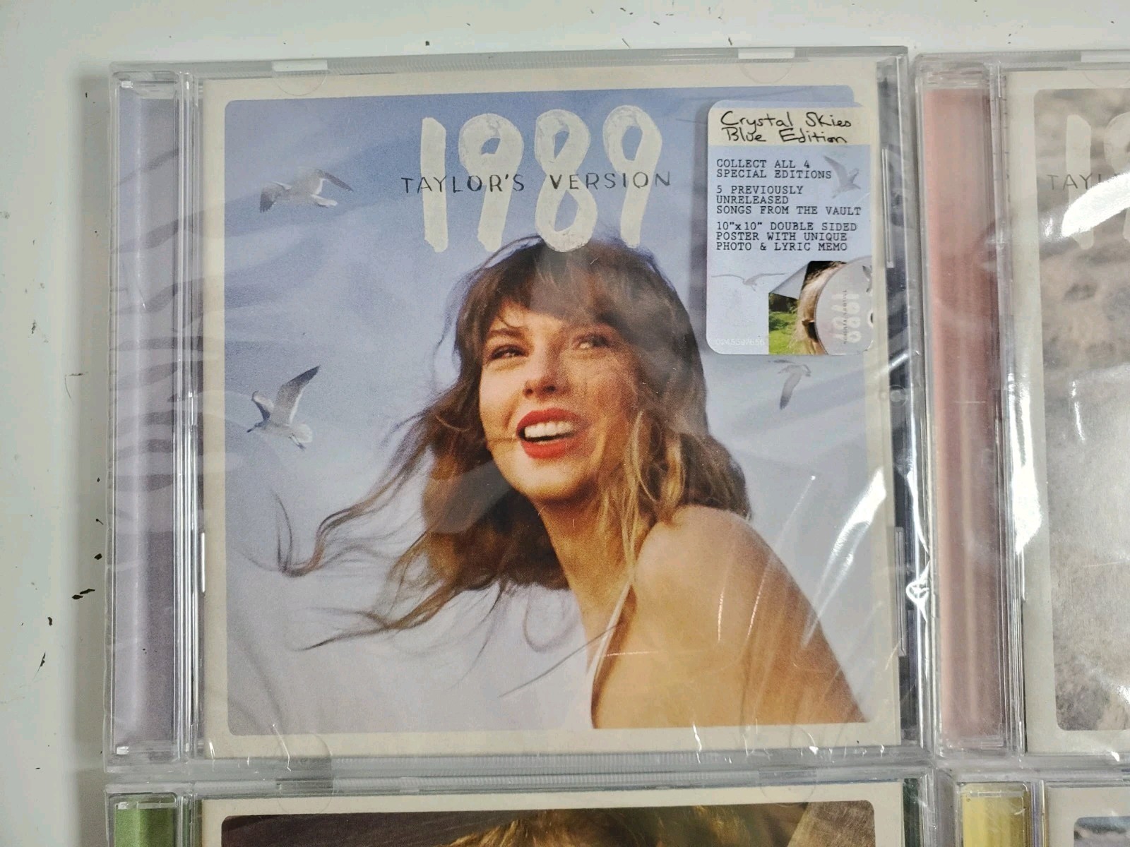 Taylor Swift 1989 Taylor’s Version 4 CD Bundle SEALED NEW - Case Damage