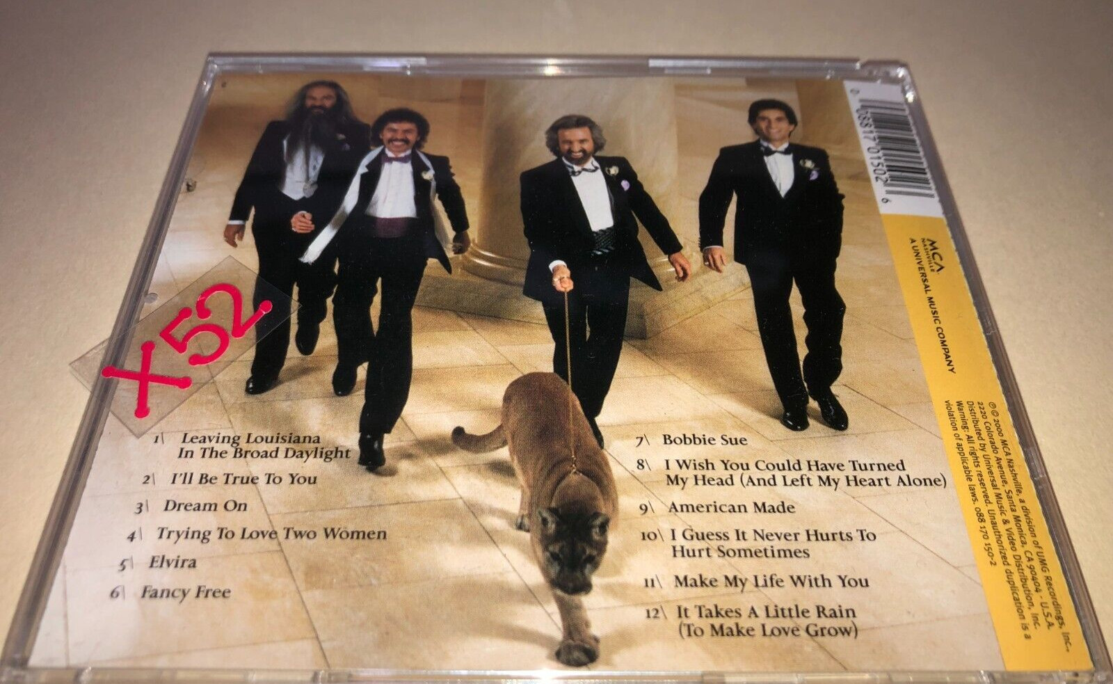 Best of Oak Ridge Boys CD hits Bobbie Sue Dream On American Made Elvira Fancy Fr