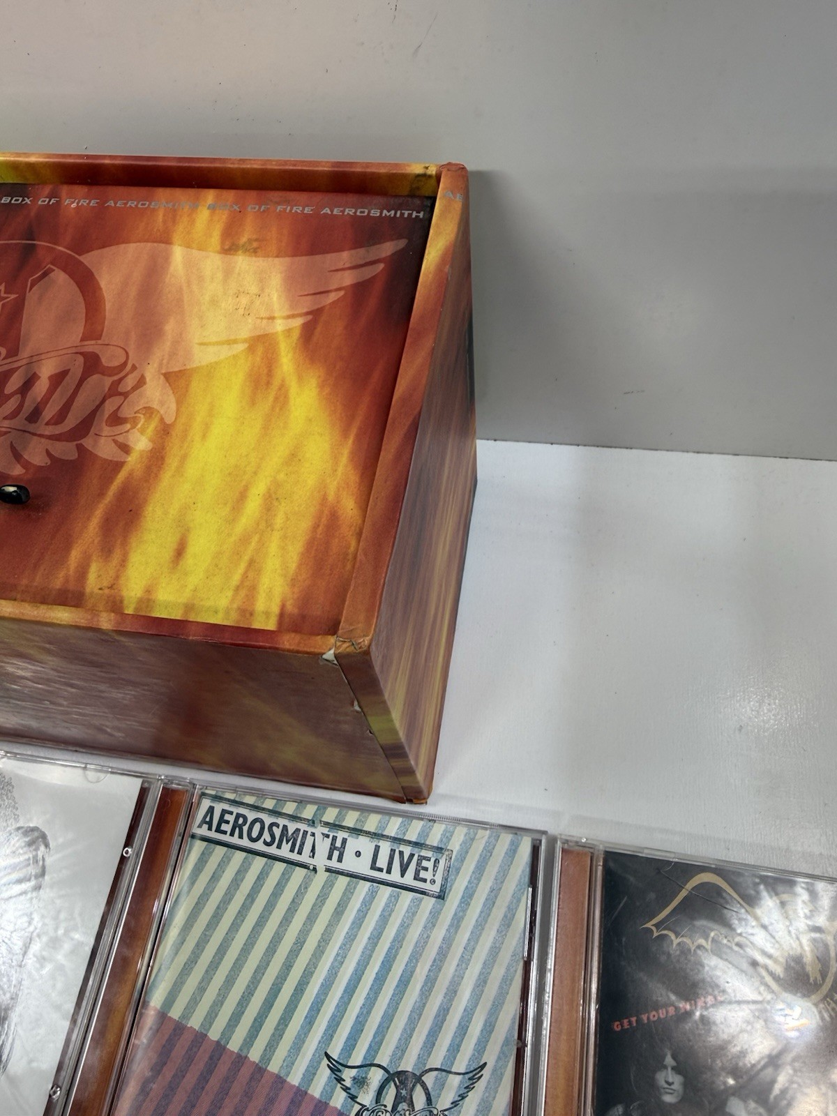 Aerosmith *Box of Fire* 🔥 13-CD Limited Edition Box Set Columbia Records 1994