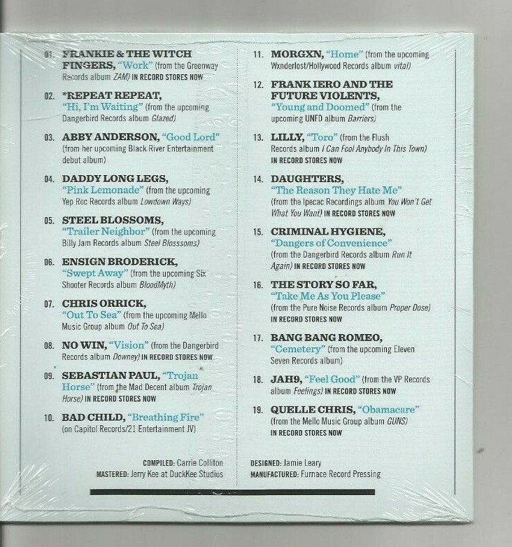 Record Store Day sampler CD SEALED 19 trax Daddy Long Legs Daughters Apr 17 2019