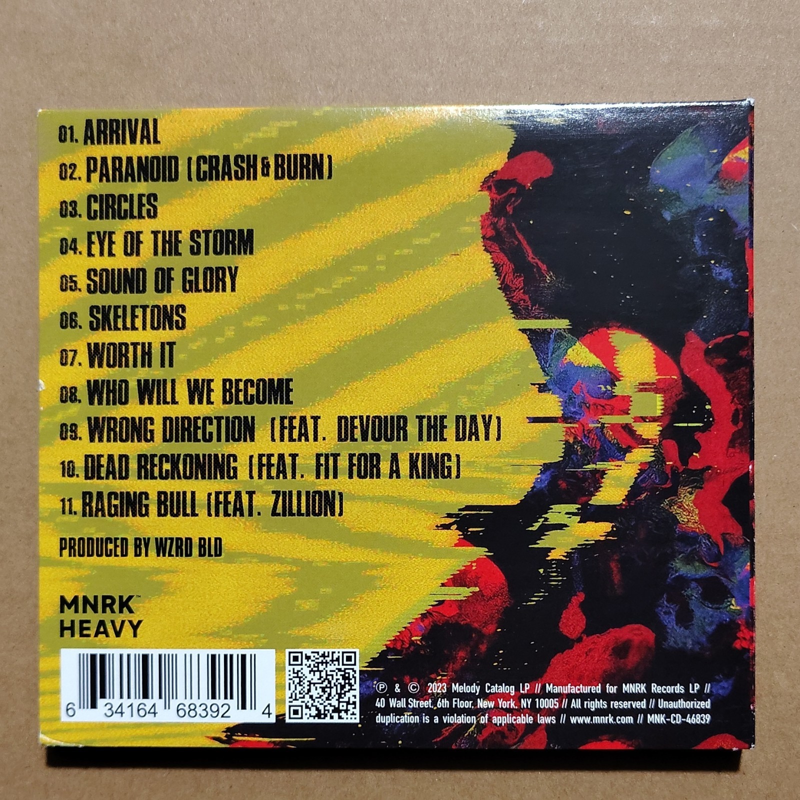 Pop Evil Skeletons Rock Heavy Metal CD Album MNRK Heavy 2023