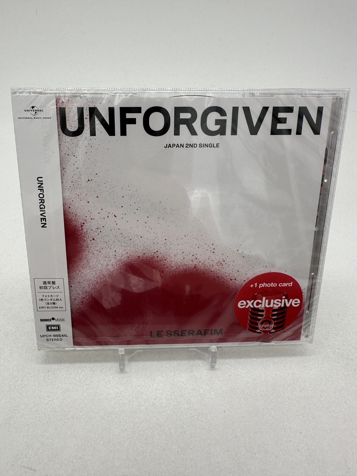 LE SSERAFIM - UNFORGIVEN - CD (K-POP) W/ LIMITED PHOTO CARD NEW/SEALED