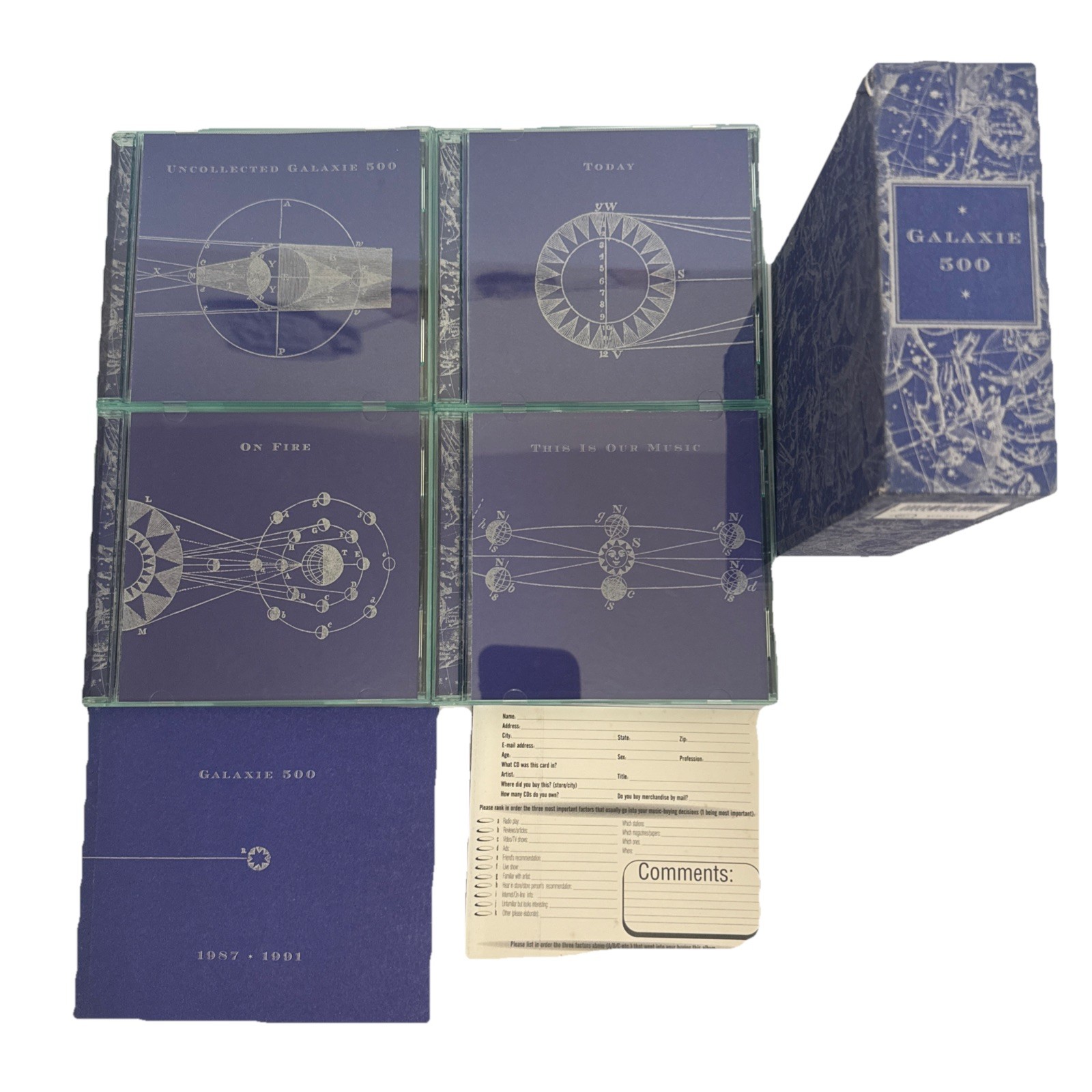 GALAXIE 500 - Self-Titled (1996) - 4 CD - Box Set With Booklet RYKO
