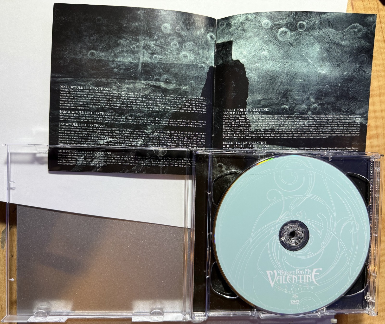 Fever [Tour Edition] SIGNED BY BAND RARE * DVD ONLY * by Bullet for My Valentine