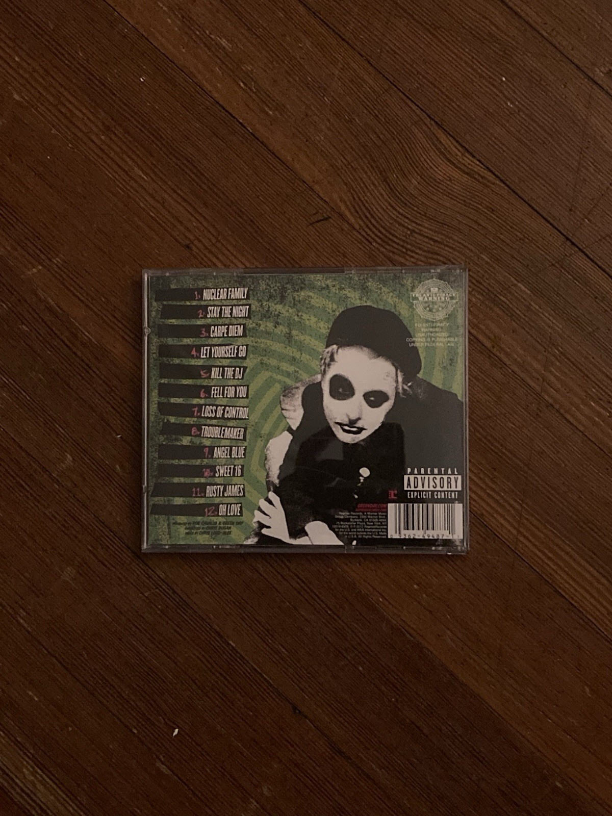 Green Day - ¡Uno! CD Album Reprise 2012 Rock Parental Advisory Explicit Jewel