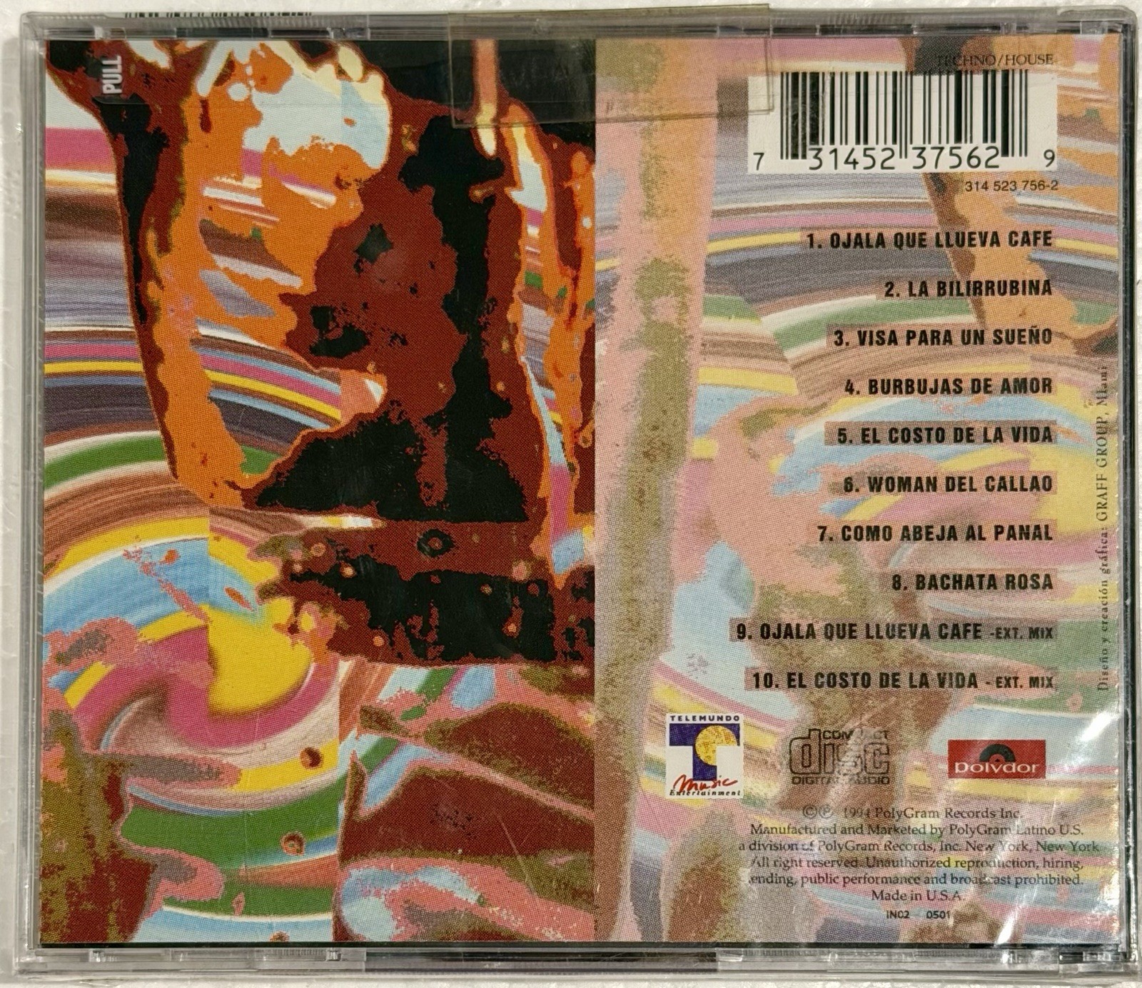 Eureka Guerra Sin Fin Sealed CD Rare Latin Techno House Dance 90s Spanish