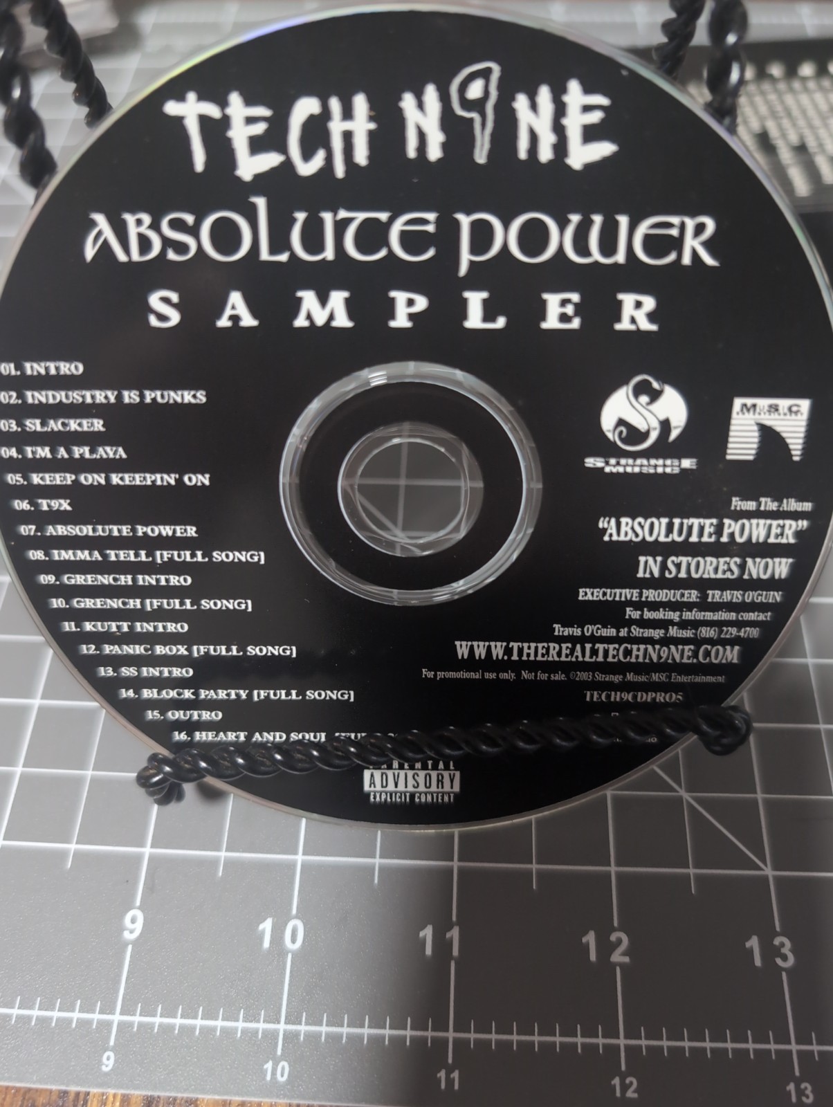 Vintage Rare SIGNED Tech N9ne Promo Sampler ICP GOTJ RIttz Jelly Yelawolf Eminem