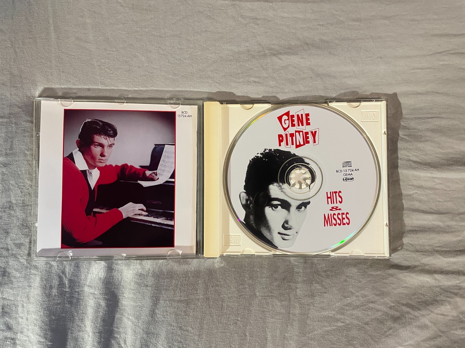 Gene Pitney CD - Hits & Misses - Bear Family Records 1993