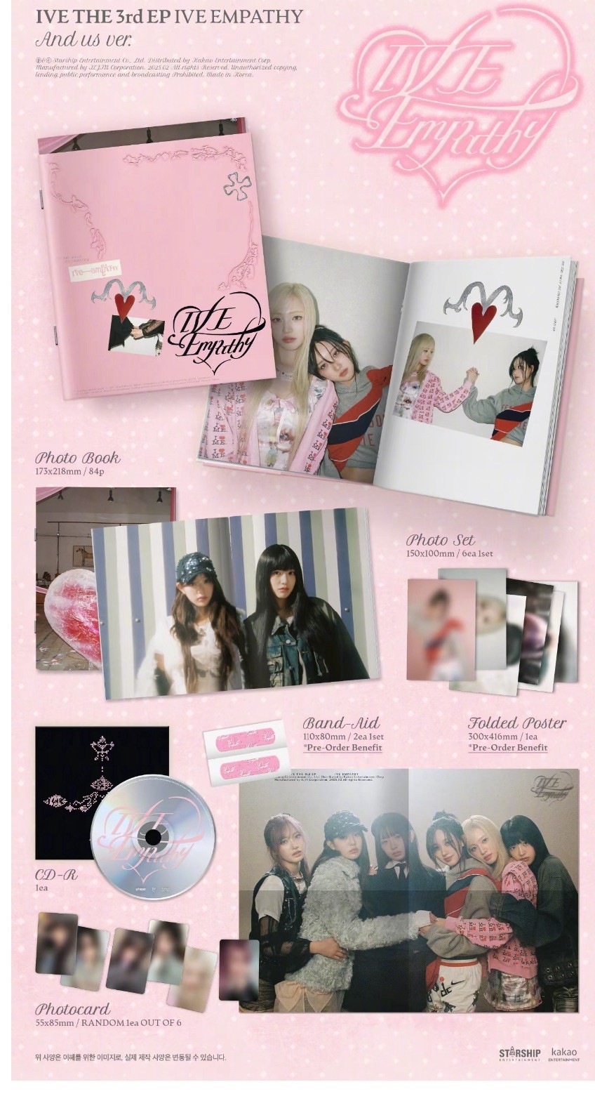 (full SET of 3) Sealed! IVE 3ND MINI ALBUM [IVE empathy] photobook inclusions