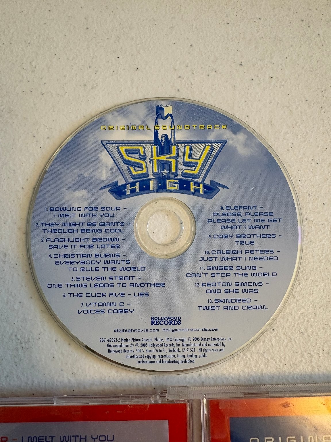 Sky High ORIGINAL SOUNDTRACK CD 2005 Pop Rock Hollywood Records Movie