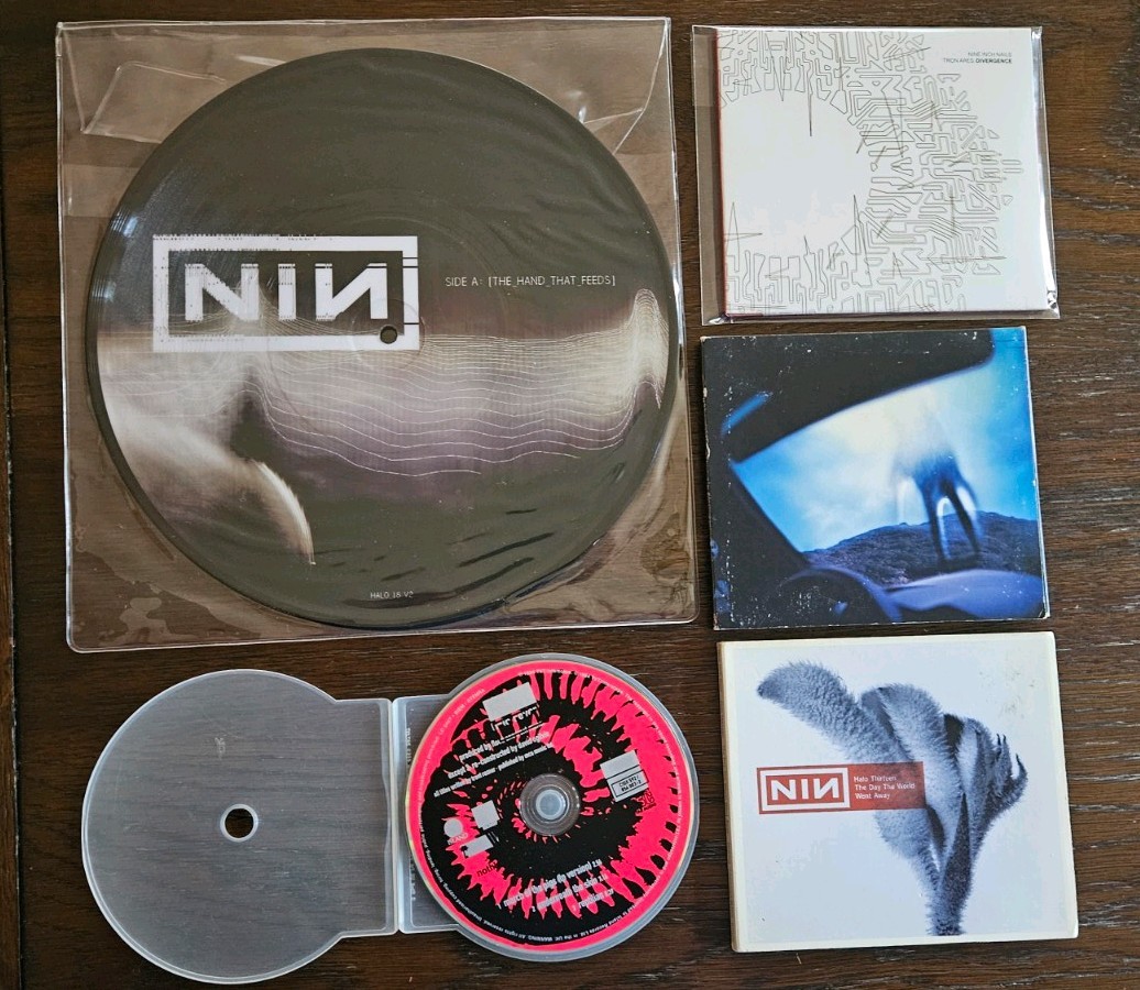 NINE INCH NAILS Vinyl / CD lot: THTF Picture Disc, Divergence, Year Zero, TDTWWA