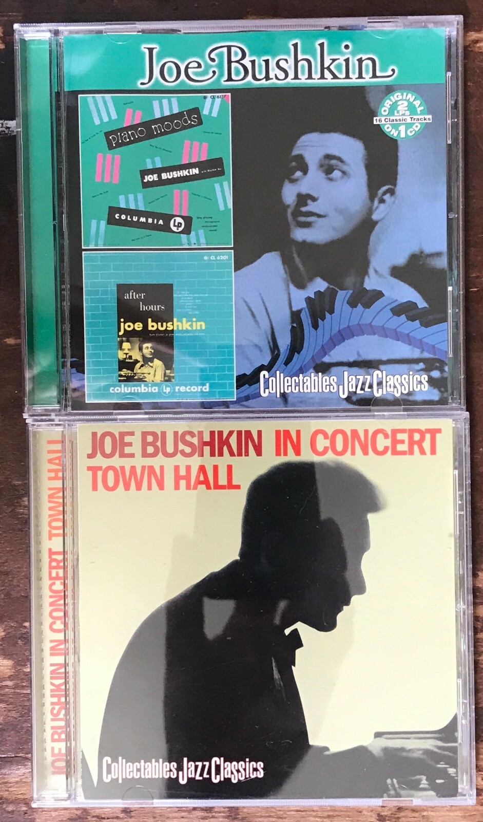 Joe Bushkin In Concert Town Hall & Piano Moods/After Hours 2 Collectables CDs!