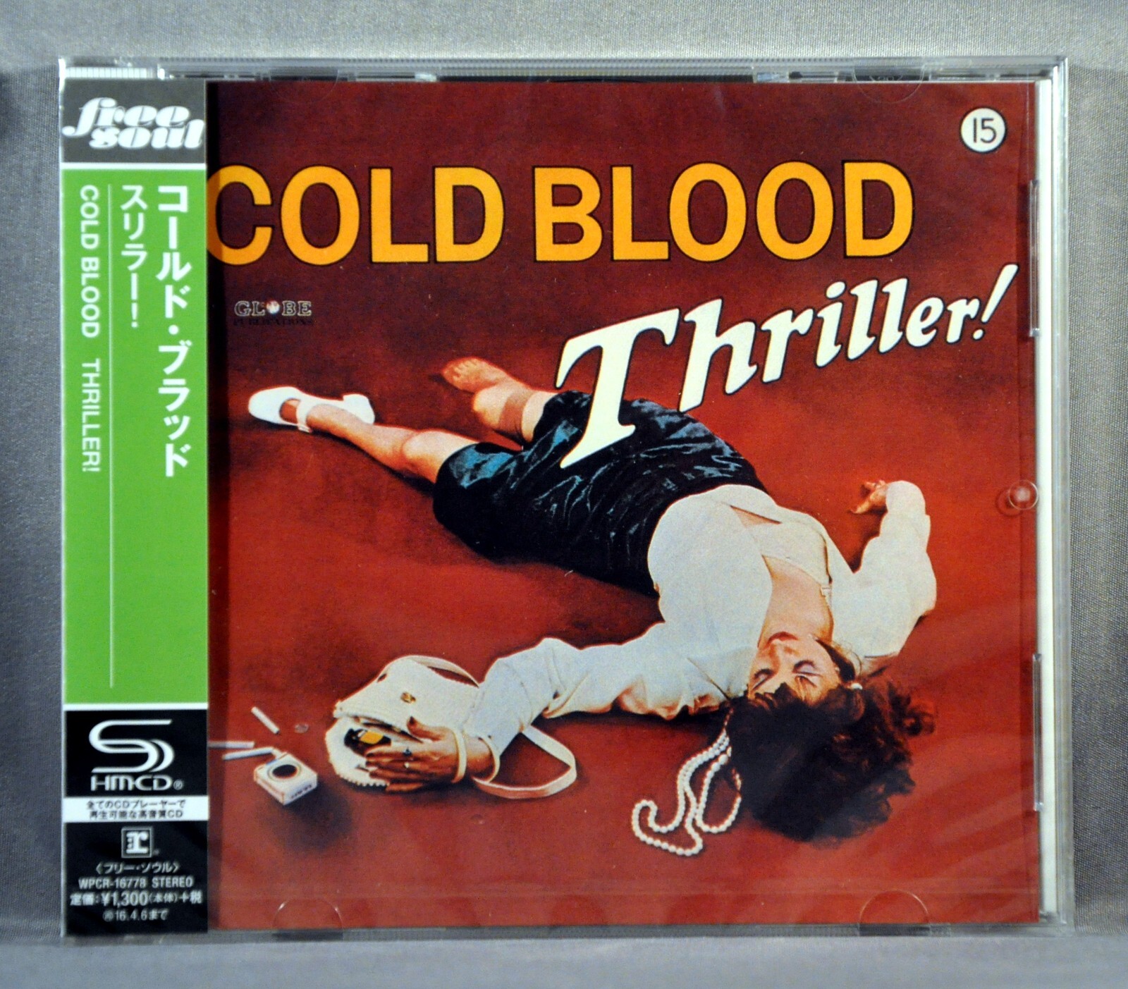 Cold BLOOD Thriller! Orig. 2015 JAPAN Plastic Case SHM-CD WPCR-16778 SHM CD NEW