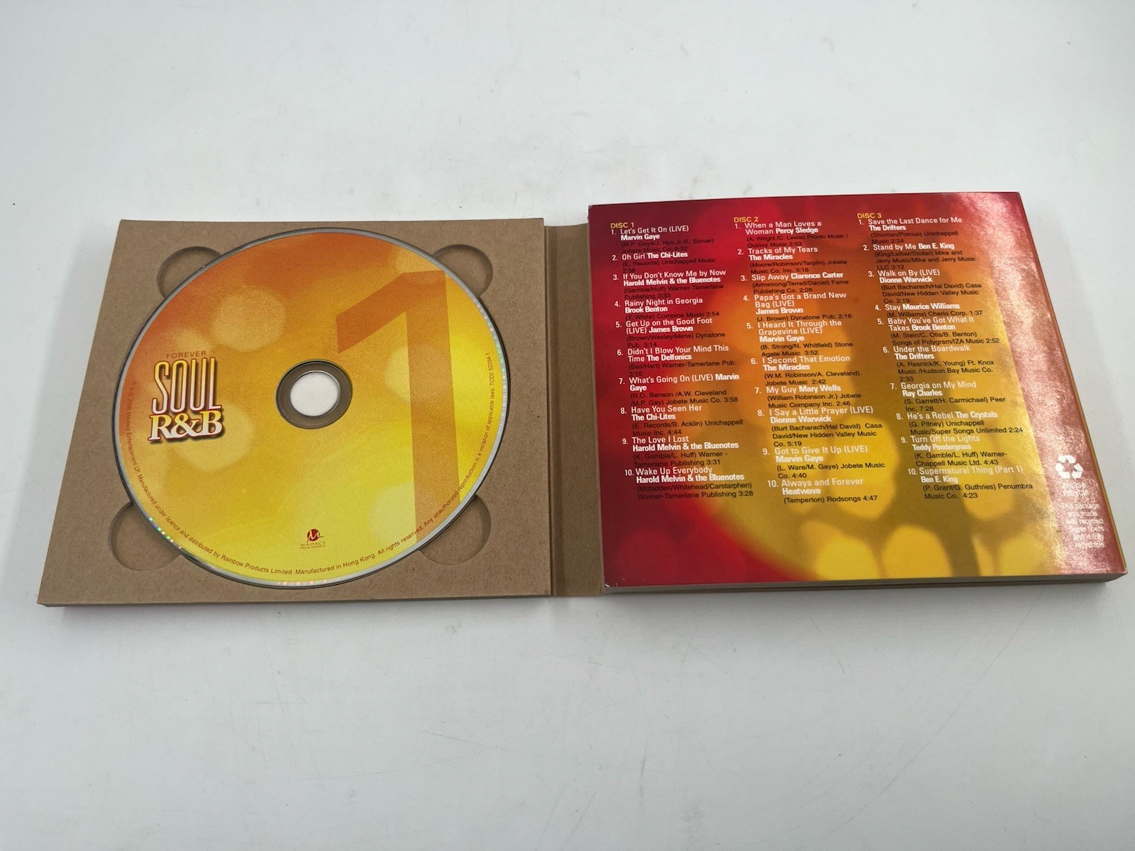 Forever Soul R&B by Various Original Artists (3 CD Box Set, 2006)