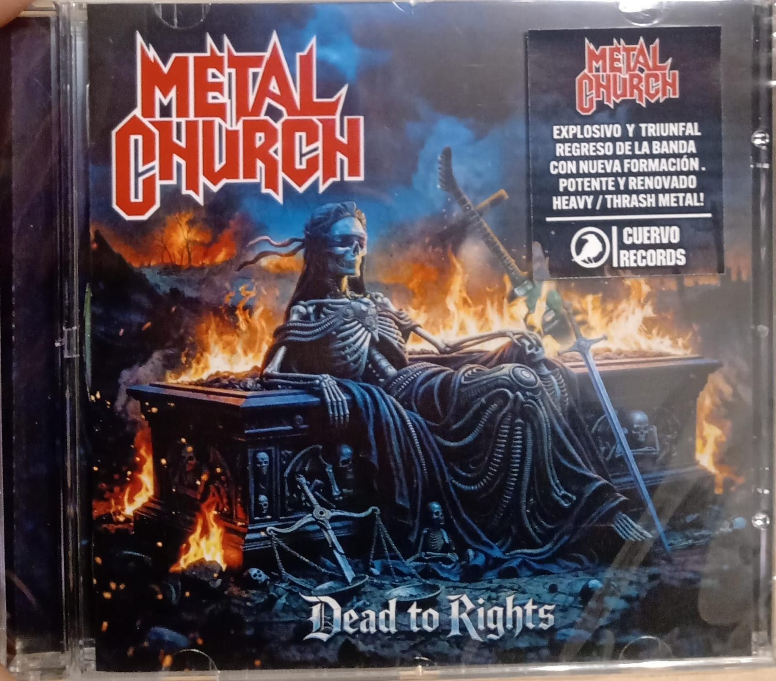 CD METAL CHURCH DEAD TO RIGHTS BRAND NEW SEALED 2026 Jewel Case