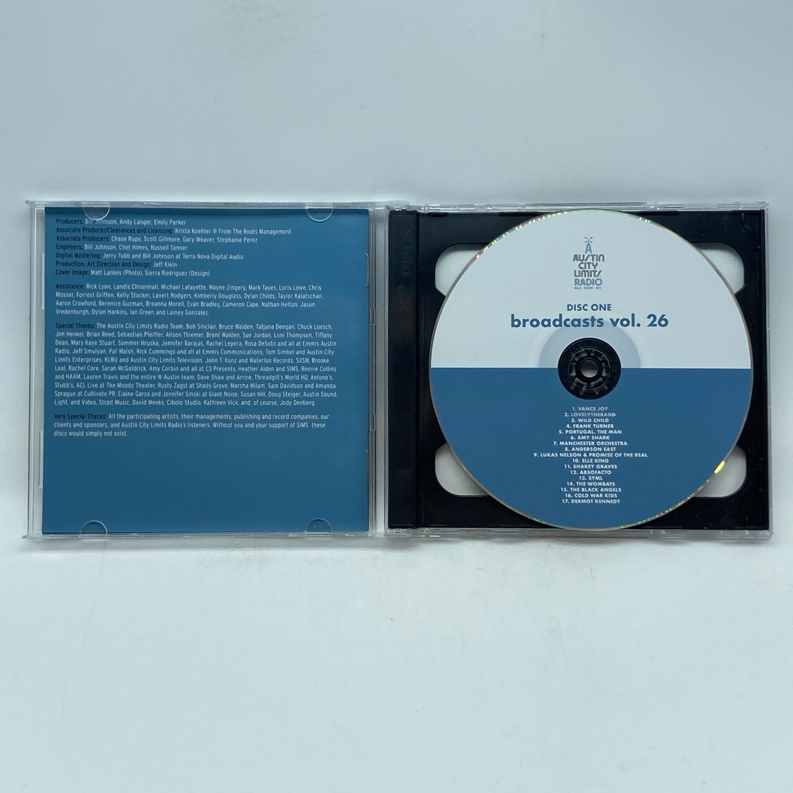 Austin City Limits Radio Broadcasts [Volume 26] 2-CD Austin 93.3 FM 107.1 KGSR