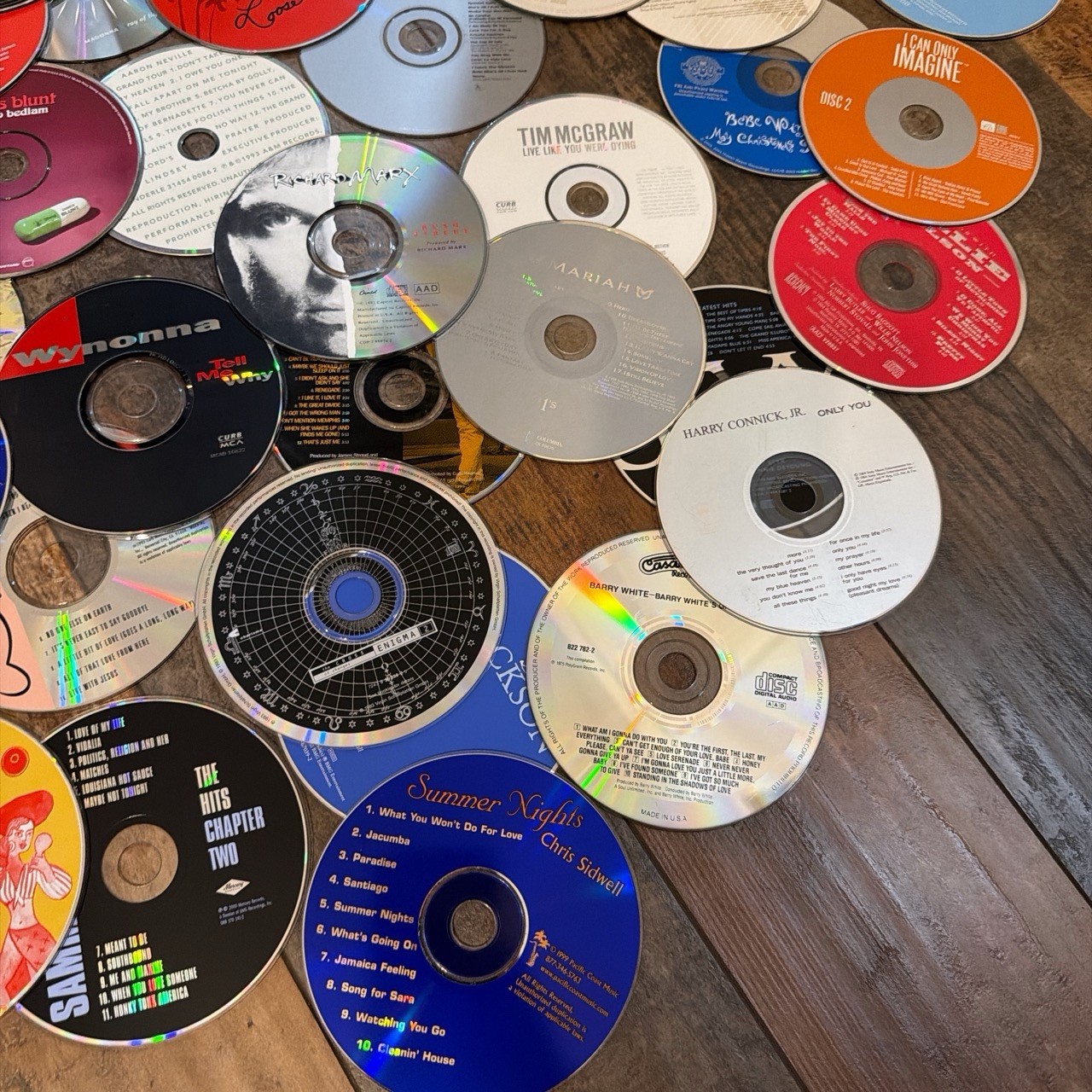 Lot of 100 Random CD's (DISCS ONLY, NOT EX-LIBRARY) from many genres