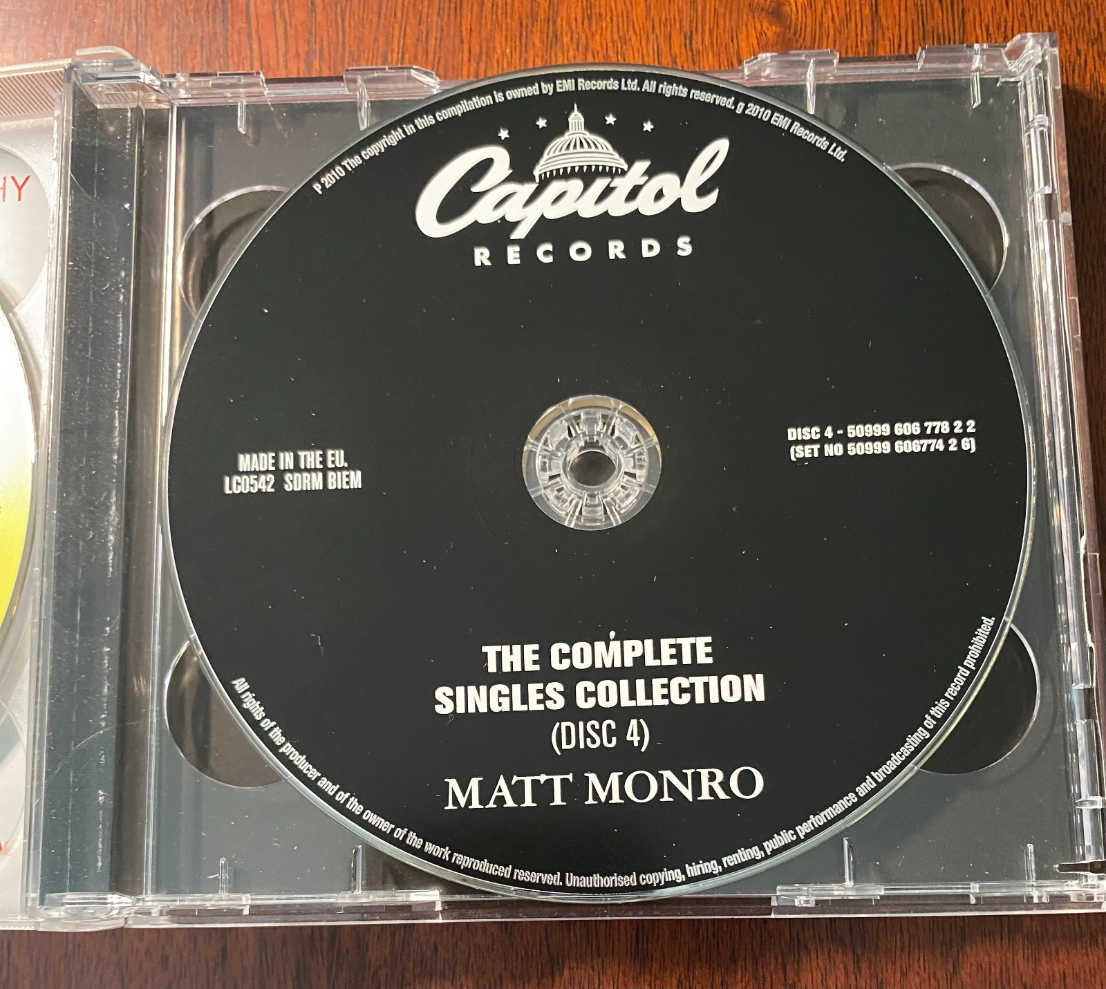 [6 CD's] Matt Monro - Complete Singles Collection & These Years/Late Late Show