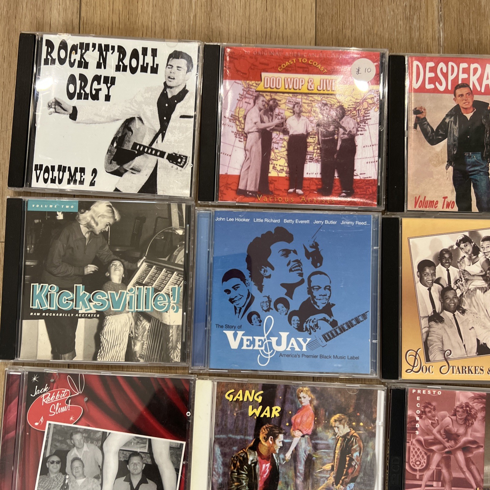 Rockabilly CD Collection Set Of 20 Good Condition Some Of Them Are RARE Set 6