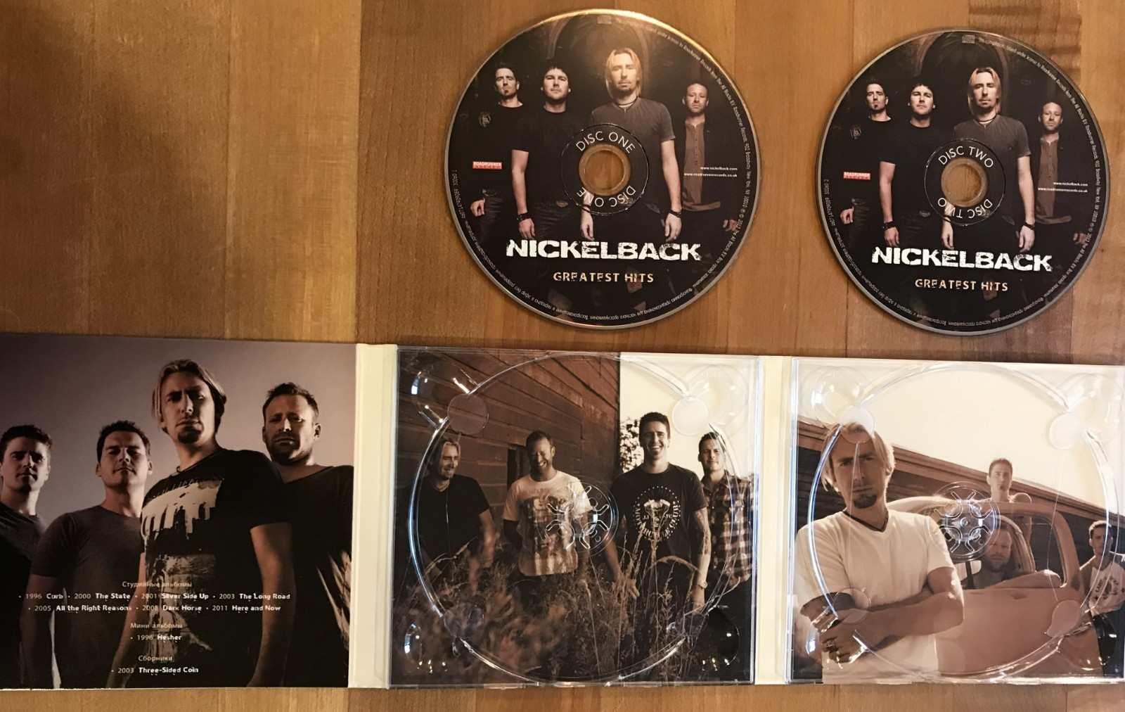 NICKELBACK GREATEST HITS DOUBLE DISC 42 TRACKS BEST OF ROAD RUNNER RECORDS OOP