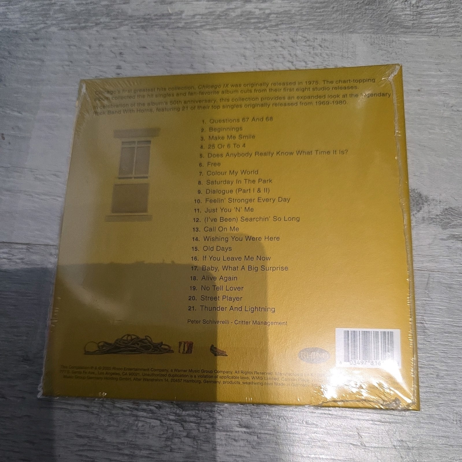 CHICAGO - Chicago IX: Chicago's Greatest Hits Expanded CD brand new sealed