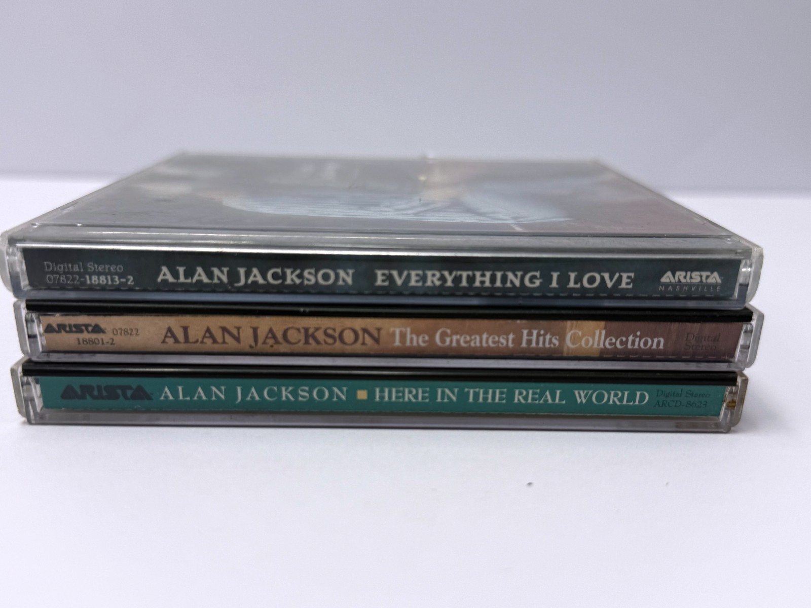 Alan Jackson CD Lot 3 Country Music Albums Greatest Hits Everything I Love Real