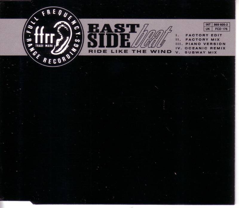 EAST SIDE BEAT Ride Like MIXES CD single FFRR Christopher Cross USA seller
