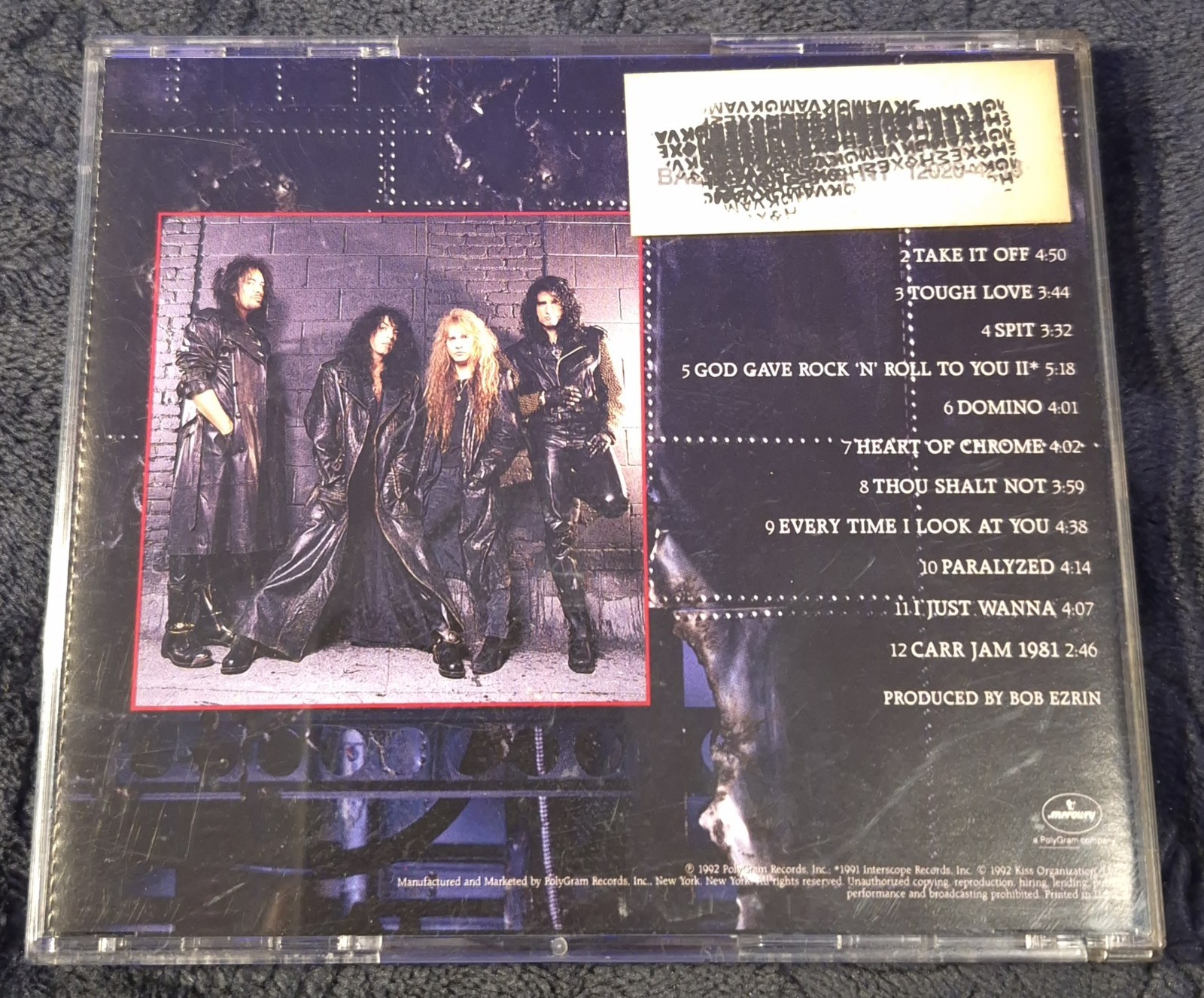 Revenge by Kiss (CD, 1992)