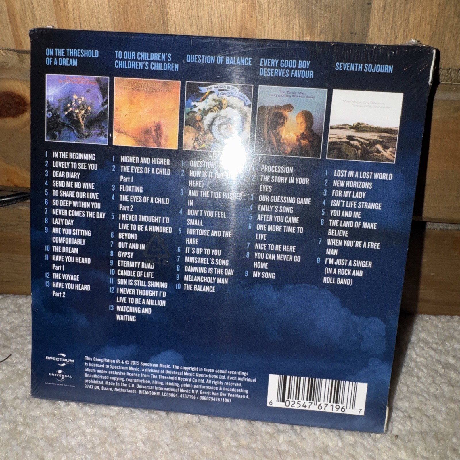 5 Classic Albums by Moody Blues (CD 2015)