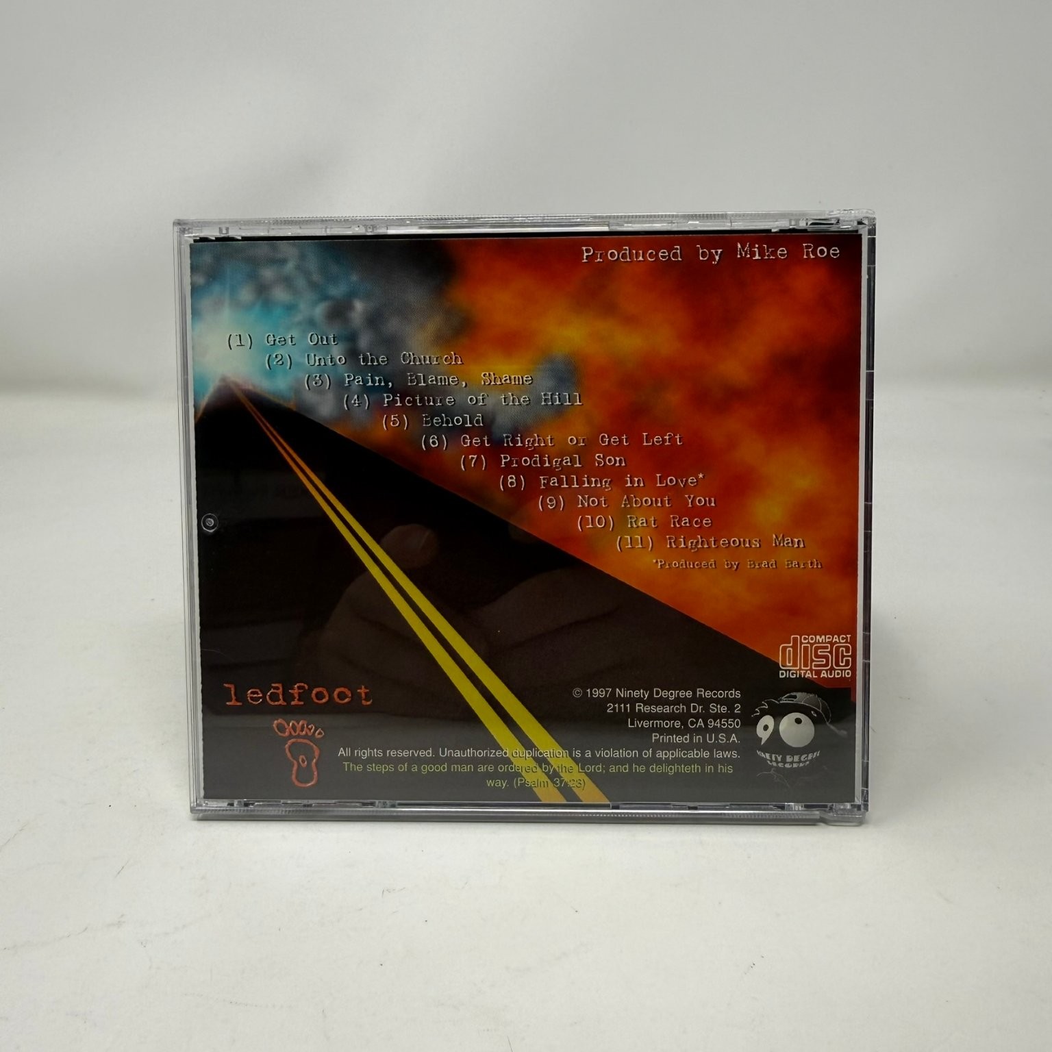 Ledfoot - Self-Titled (CD, 1997) Alt Rock Power Pop Ninety Degree Records
