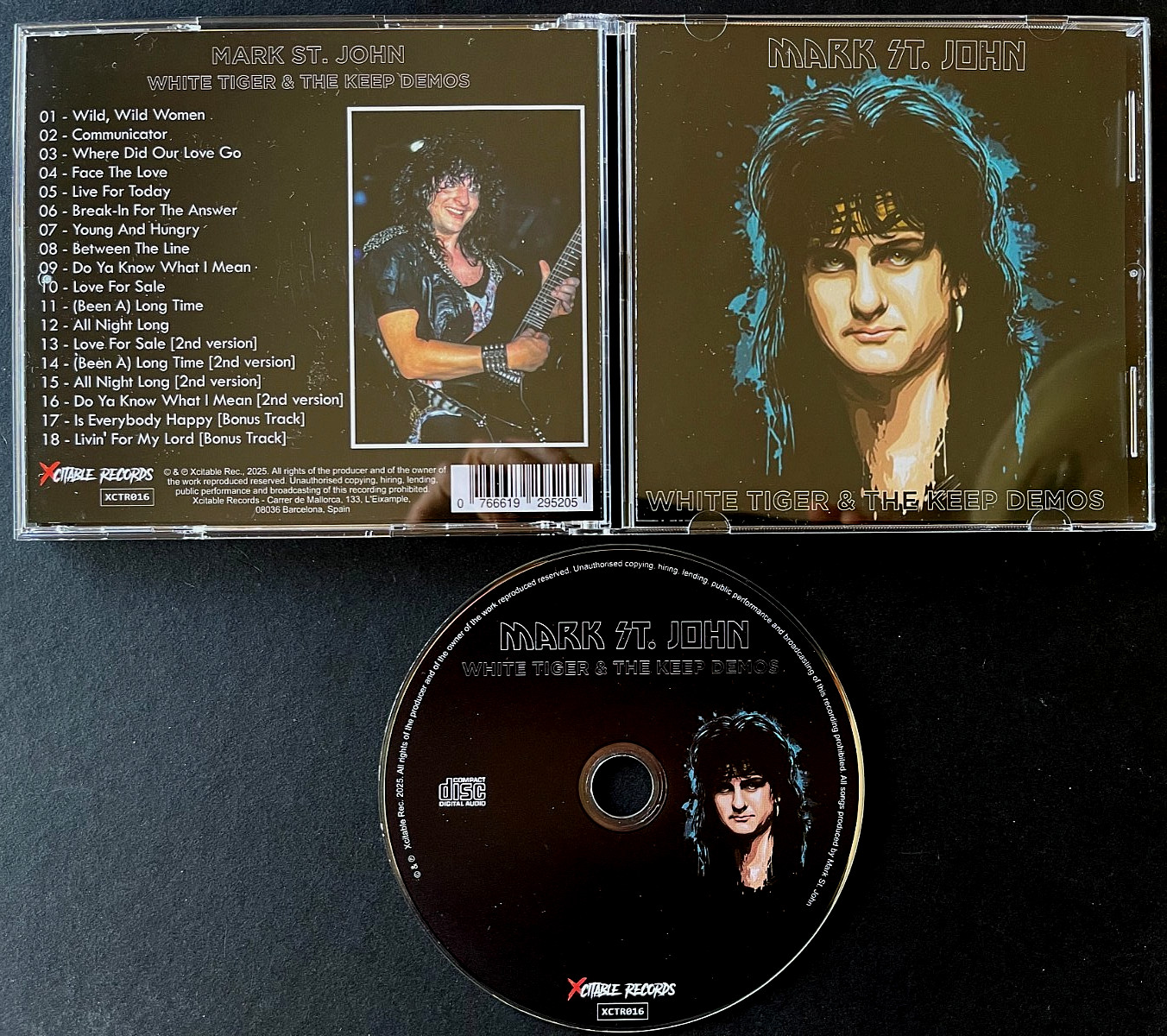 MARK ST. JOHN White Tiger & The Keep DEMOS cd KISS Peter Criss WARRIOR Dokken