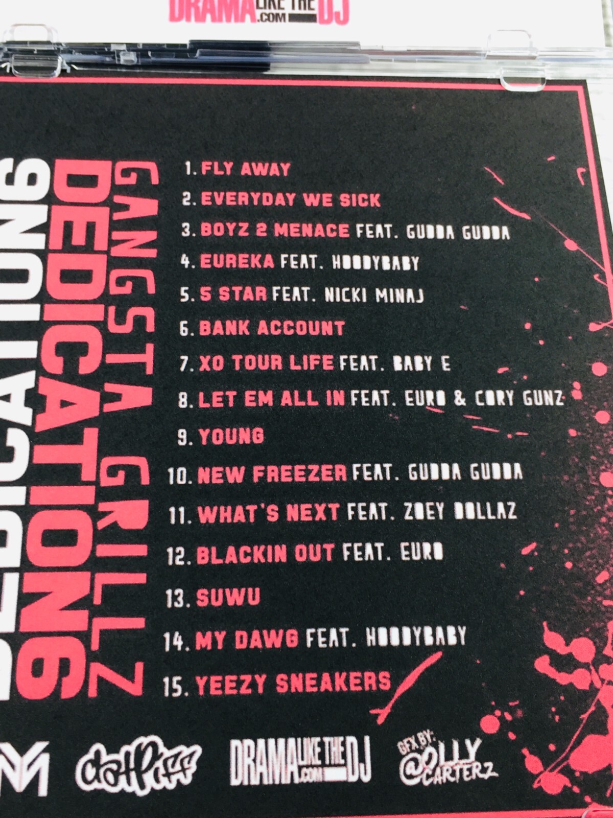 LIL WAYNE - DEDICATION (1-6) 1 2 3 4 5 6 RELOADED PROMO MIXTAPE MIX CD LOT OF 7