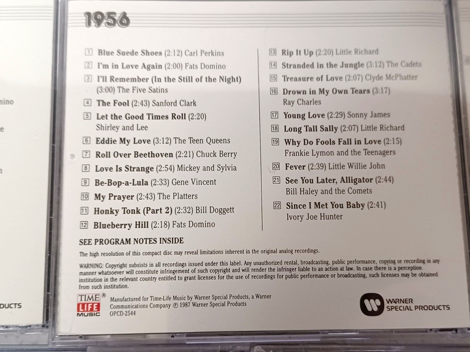 Time Life - Various Artists - The Rock ‘N’ Roll Era CD Lot - 1954-1961