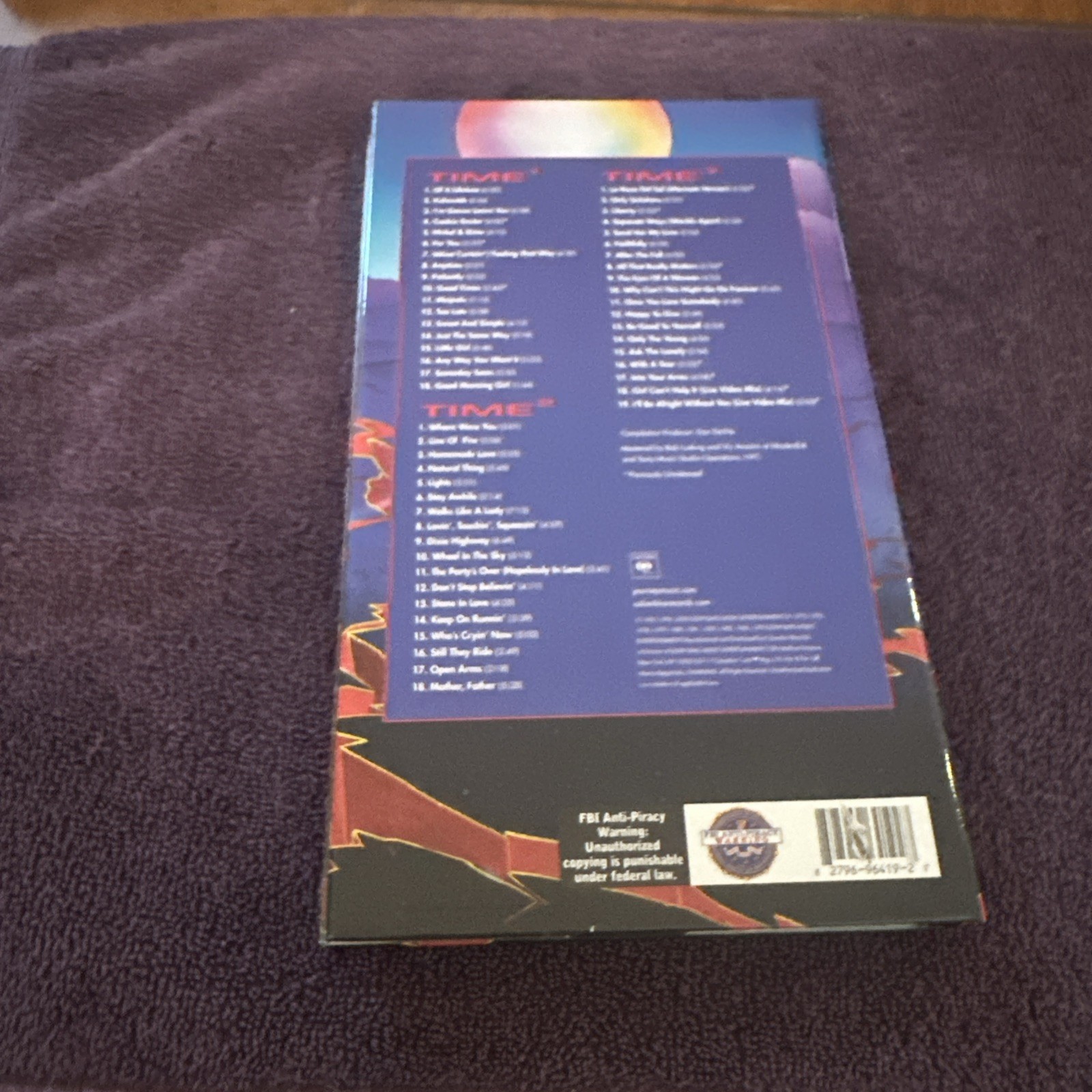 Journey “Time 3” Deluxe 3 CD Box Set Complete Like New Santana Steve Perry