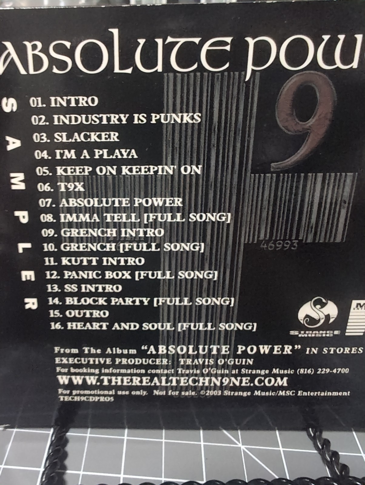 Vintage Rare SIGNED Tech N9ne Promo Sampler ICP GOTJ RIttz Jelly Yelawolf Eminem