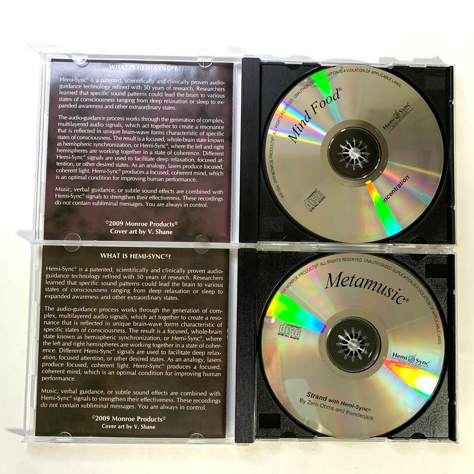 Hemi-Sync - Super Sleep, Concentration, Strand, Revelation (CD) - Monroe