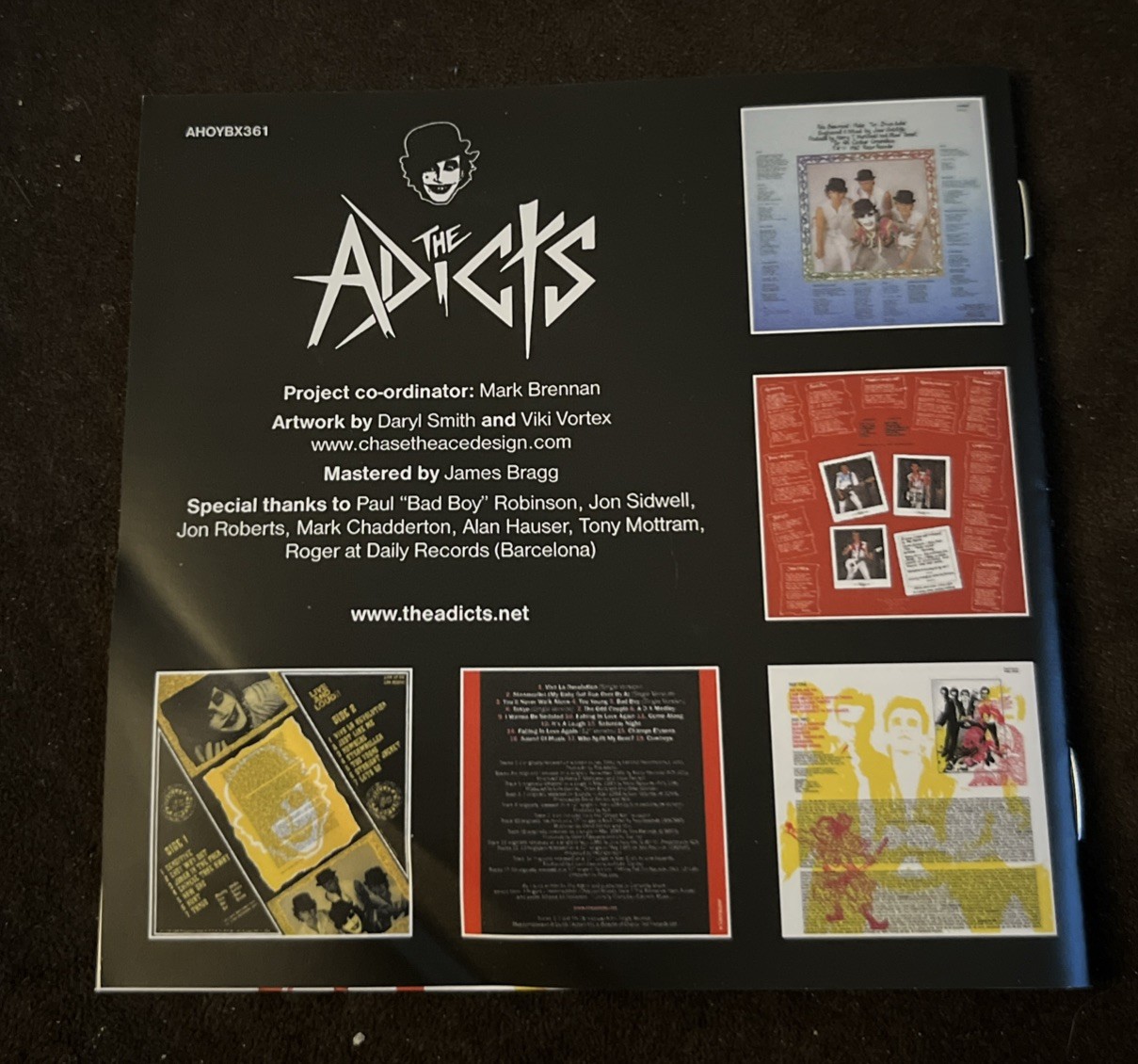 The Addicts - The Albums 1982-87 (5-CD Box Set+Booklet) (AHOYBX361) 2018 Import