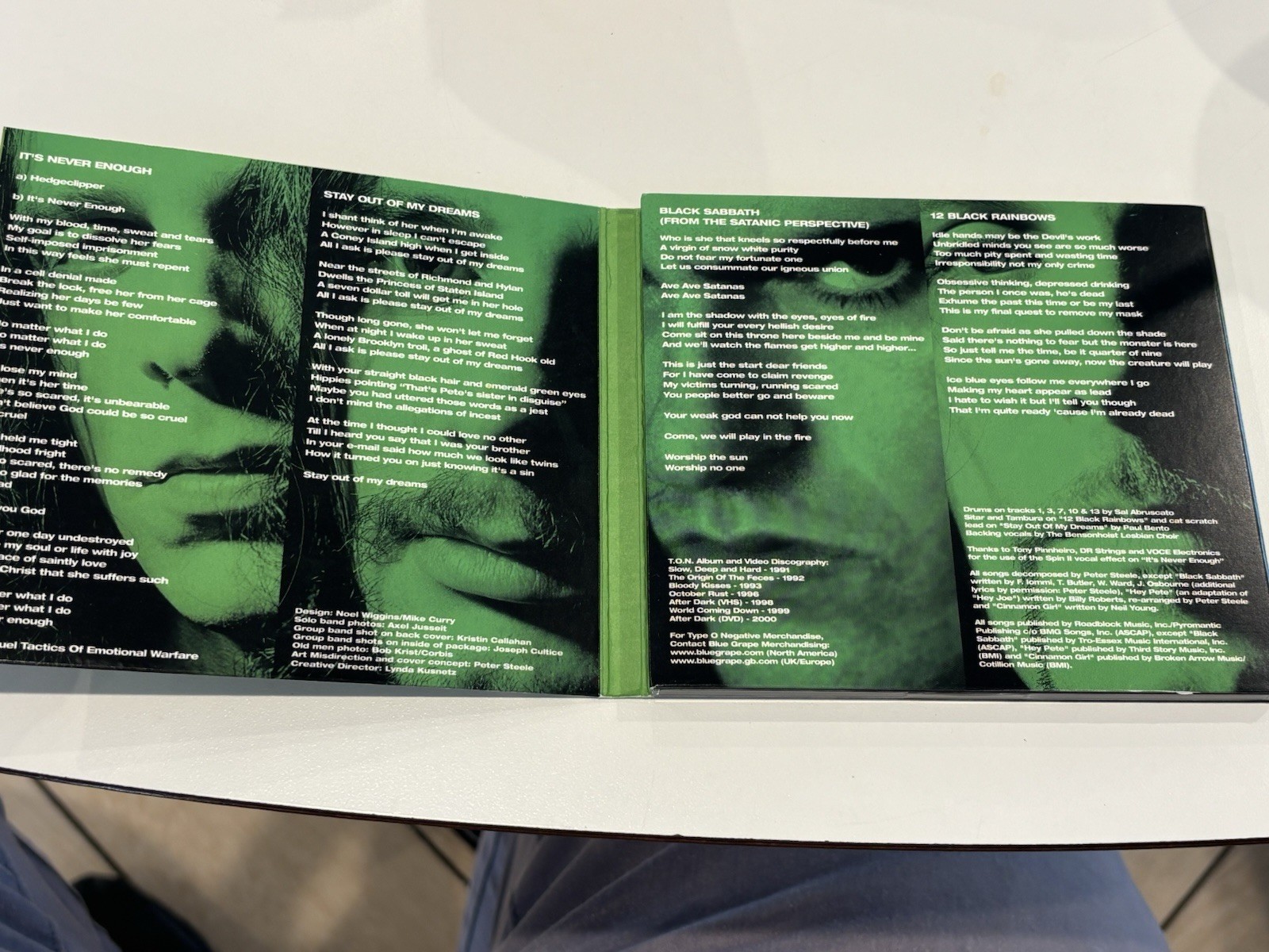 The Least Worst Of by Type O Negative OOP/RARE (CD, 2000) Digipak LIKE NEW DISC