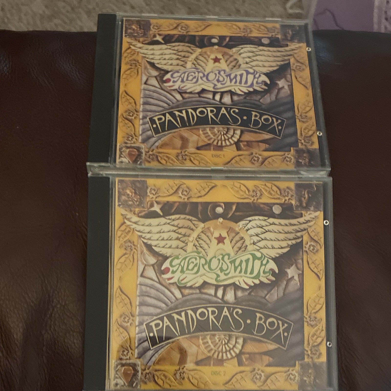 Aerosmith Pandora's Box Rock CD Box Set Columbia 1991 Jewel Case