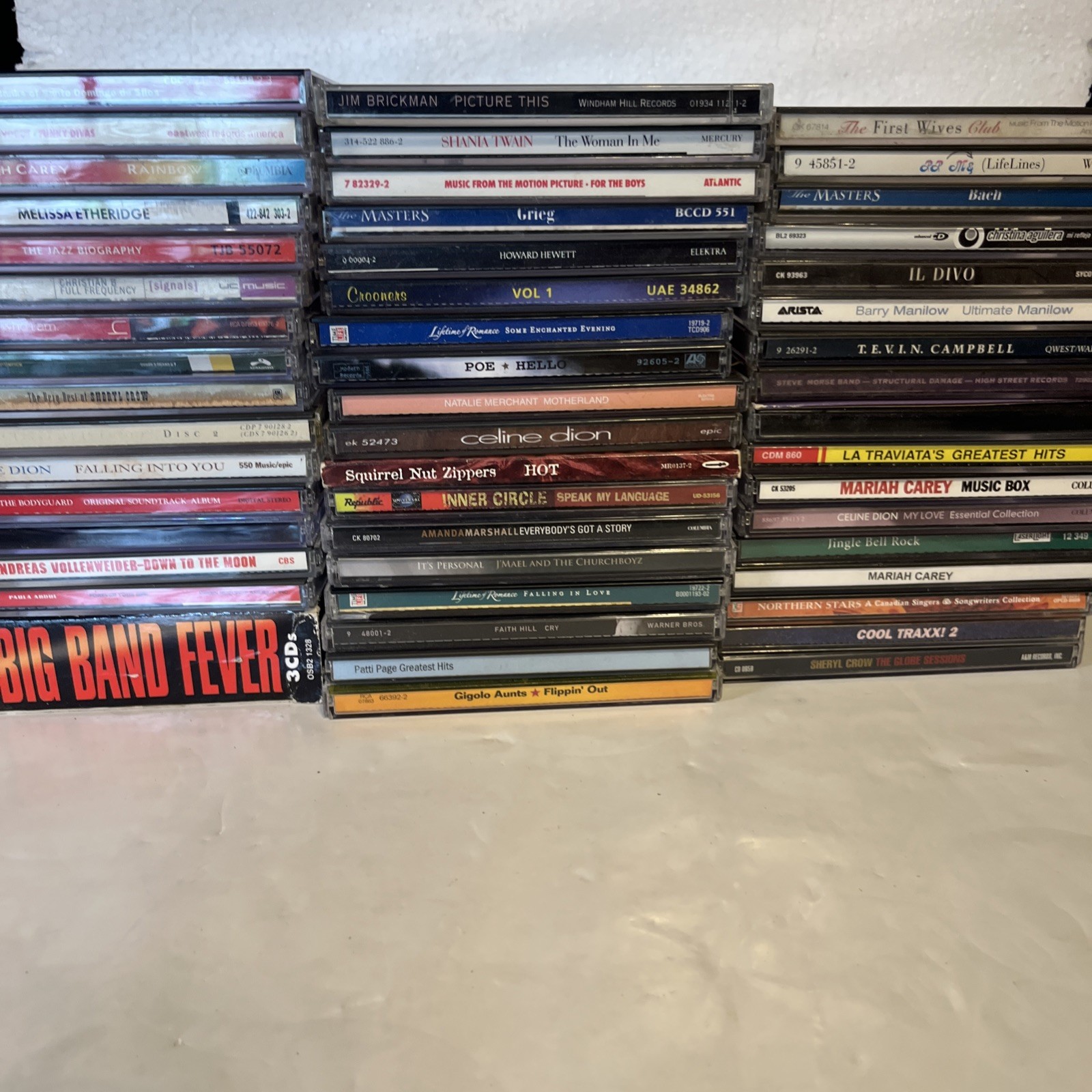 50 CD Lot Mixed Genres Pop Country Jazz Classical Soundtracks Untested Bulk