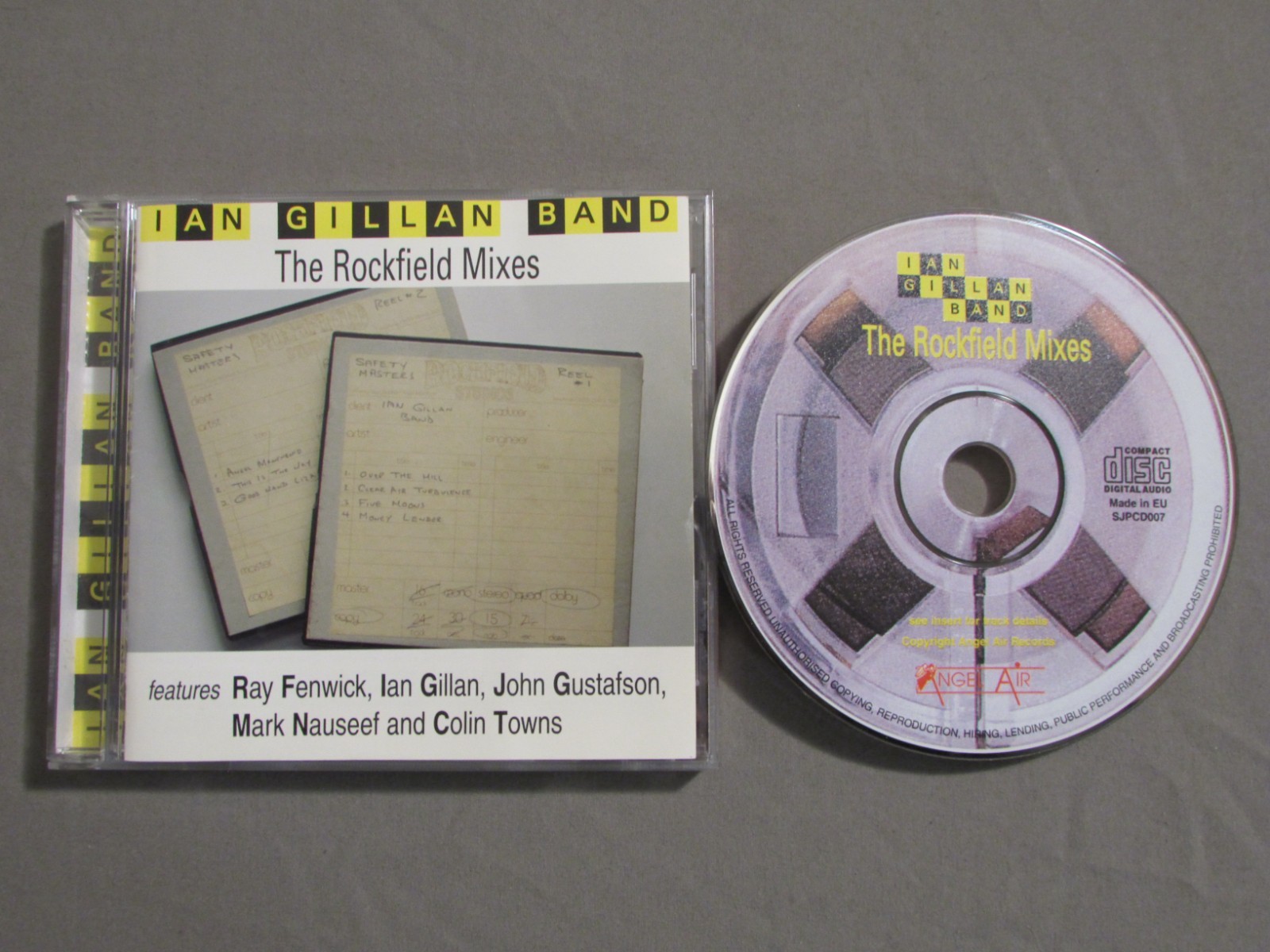 Ian Gillan Band The Rockfield Mixes 1997 Reissue CD SJPCD007 Jazz Rock Prog OOP
