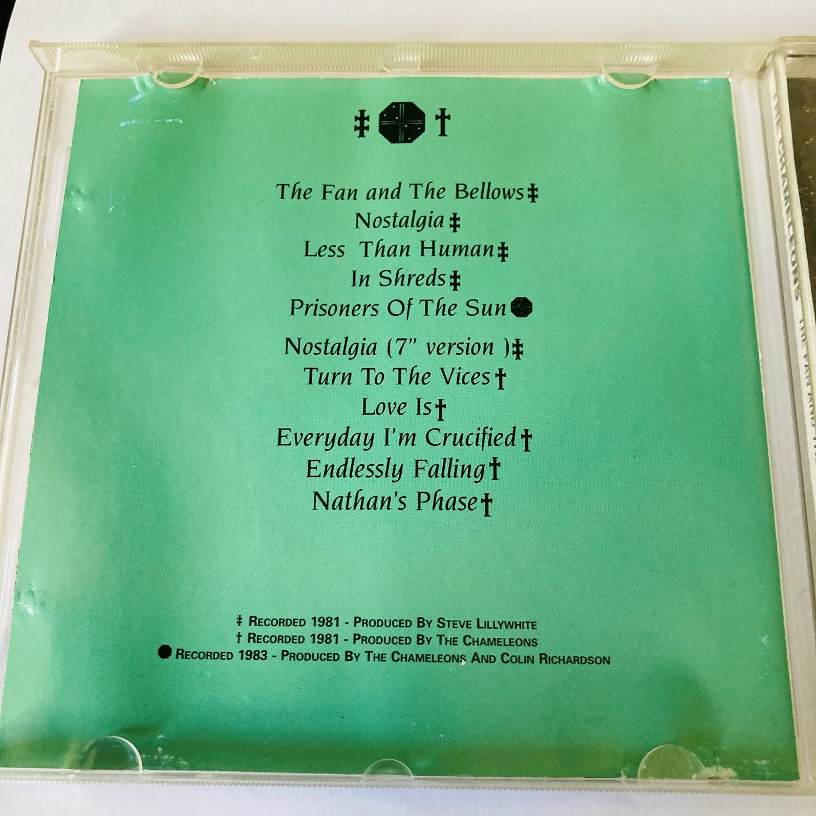 The Chameleons UK - Fan & the Bellows (1996) Post Punk Indie CD (ref6)
