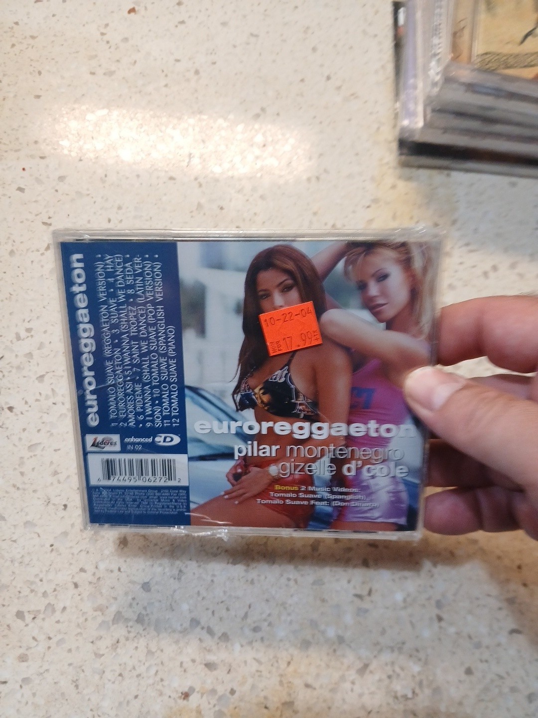 Pilar Montenegro & Gizelle D'Cole "Euroreggaeton" CD NEW AND SEALED