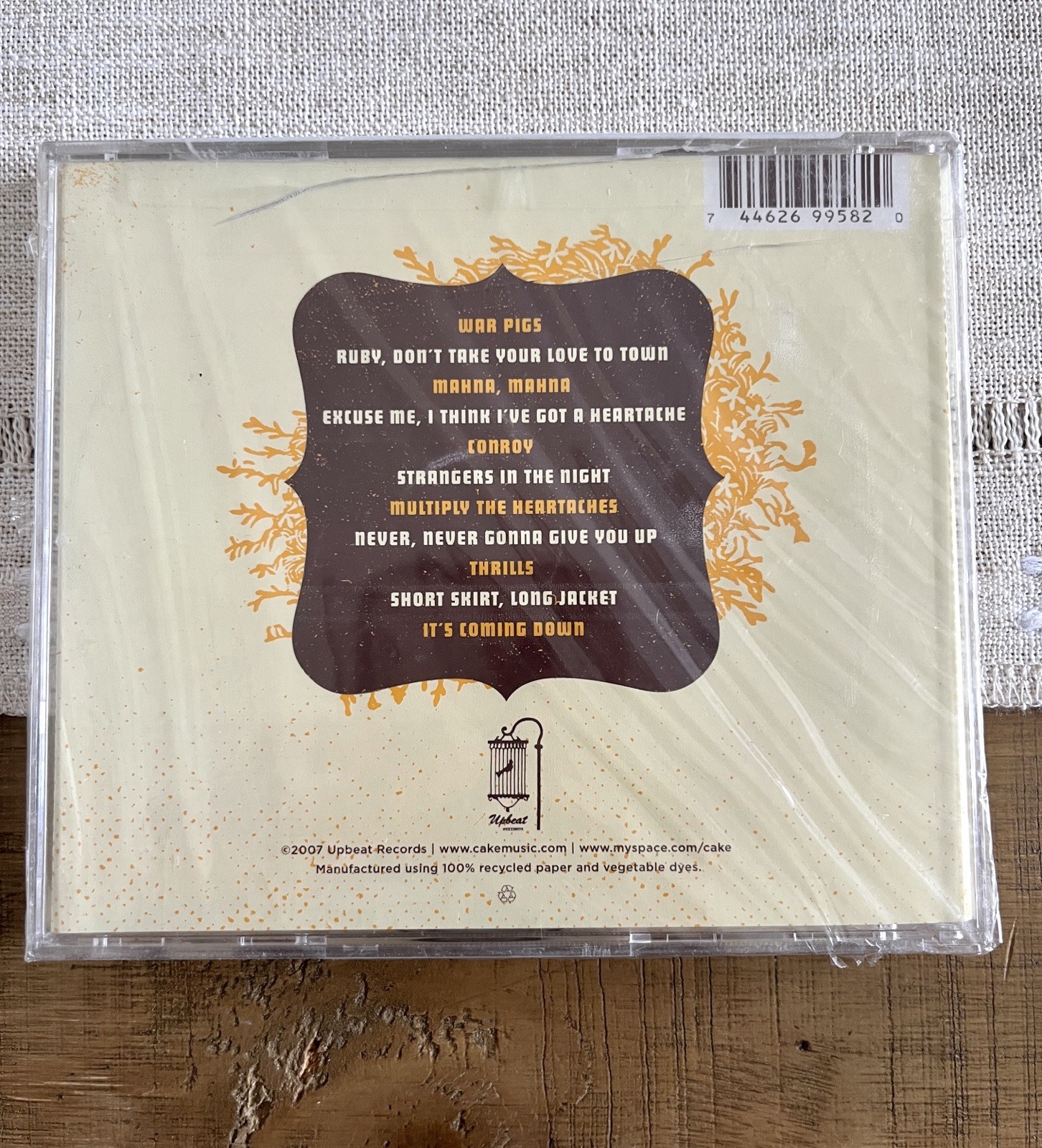 Cake – B-Sides and Rarities CD SEALED Limited Edition Scratch & Sniff Banana
