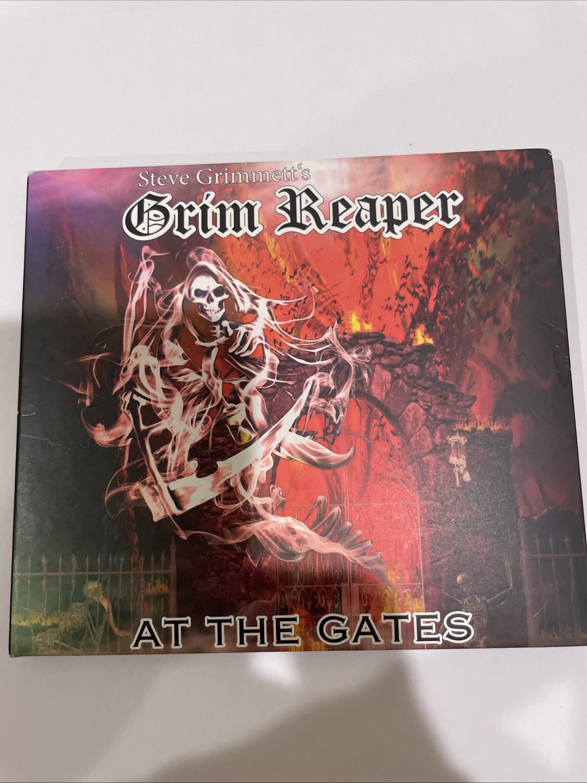 GRIM REAPER “AT THE GATES” CD (2019) STEVE GRIMMETT Vocals. VG Cond.