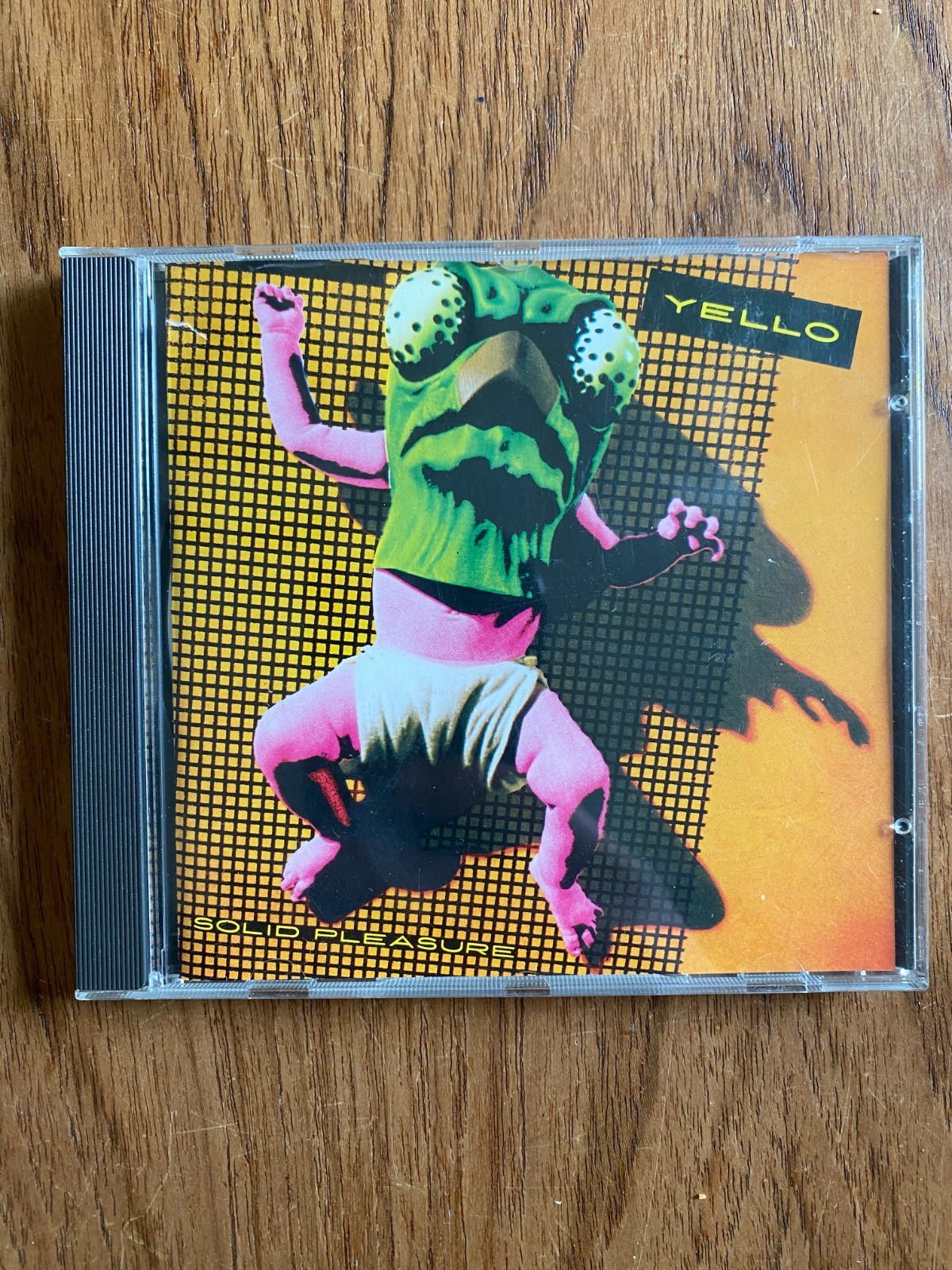 Yellow Solid Pleasure CD Vertigo Red Swirl West Germany