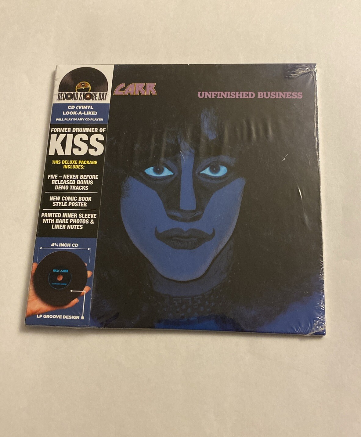 Kiss Eric Carr Unfinished Business: Deluxe Editon CD W/ Mini LP Cover RSD 2024