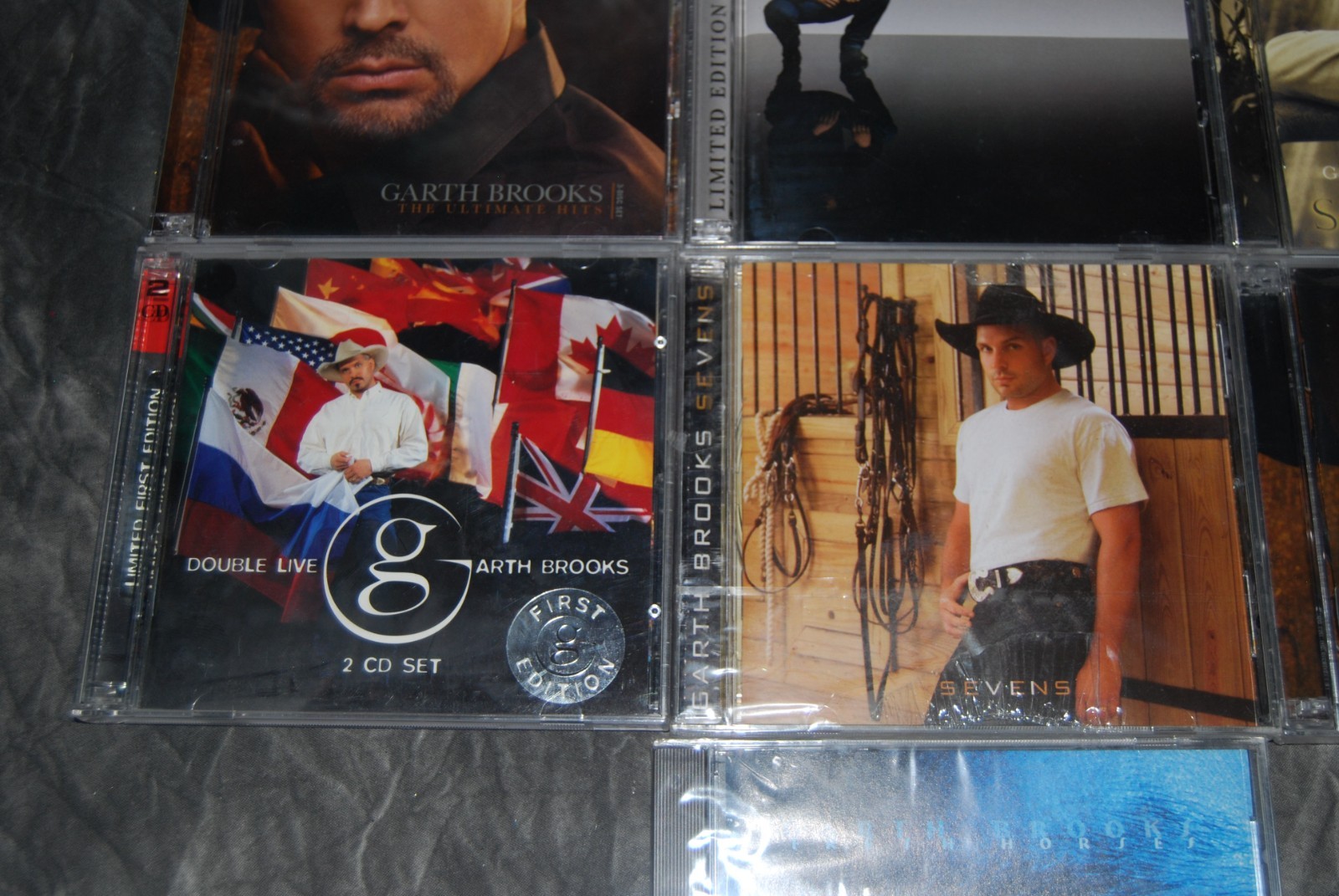 Lot of 7 Garth Brooks CDs Collection, The Ultimate Hits New Sealed, Sevens, More